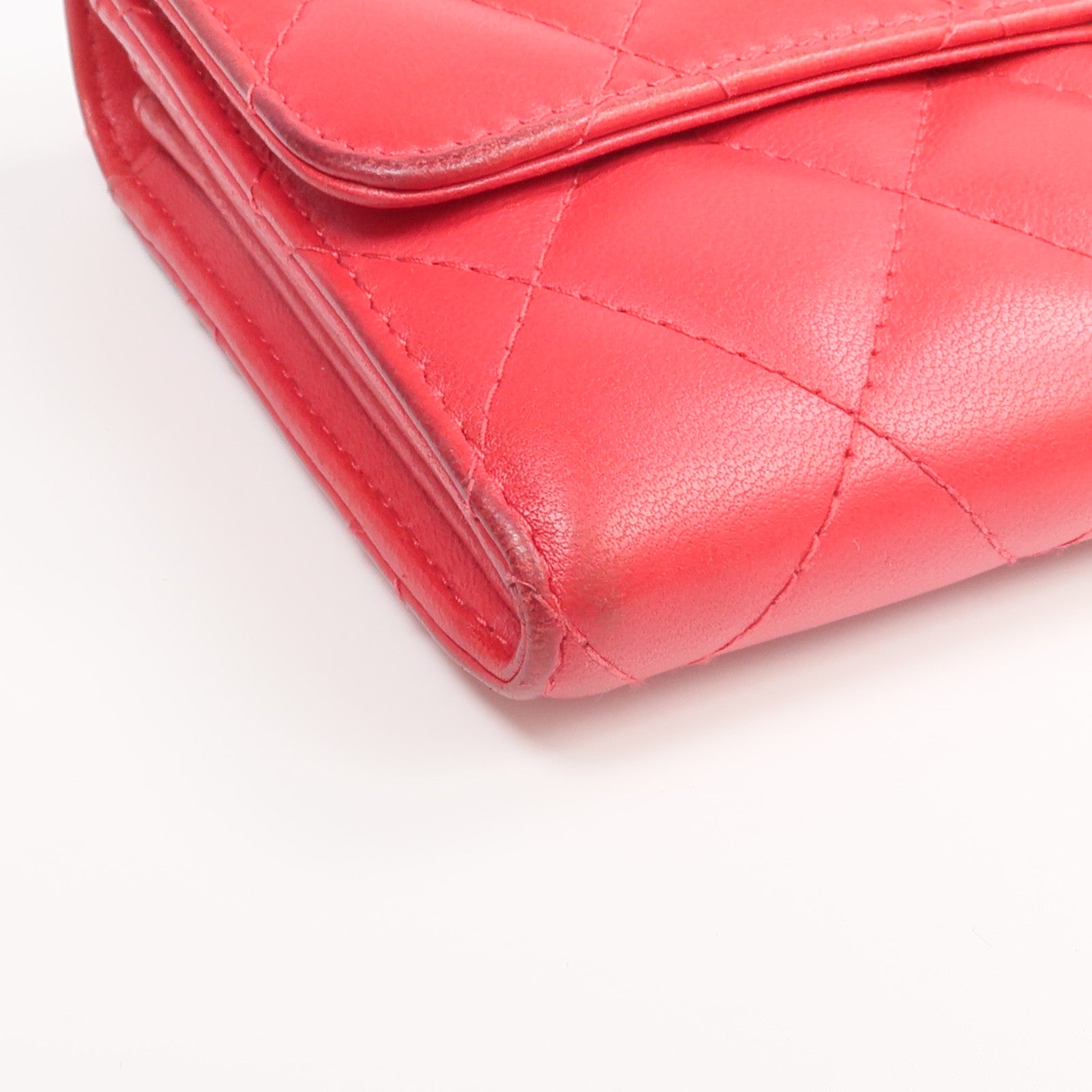 CHANEL 羊皮皮革Classic Long Flap Wallet金扣長錢包