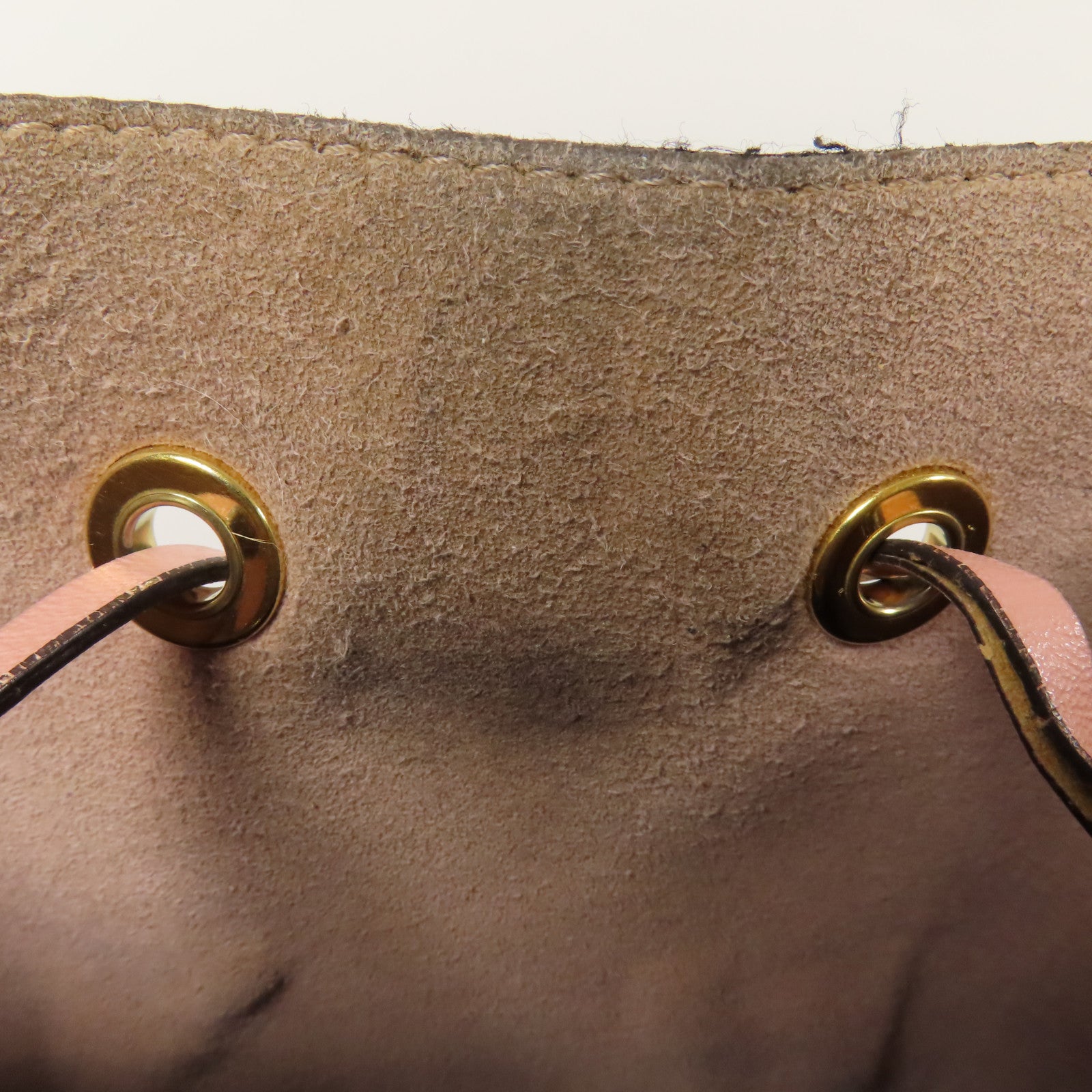 LOUIS VUITTON LV GHW Neo Noe 2way Shoulder Bag M44022 Monogram Brown Pink