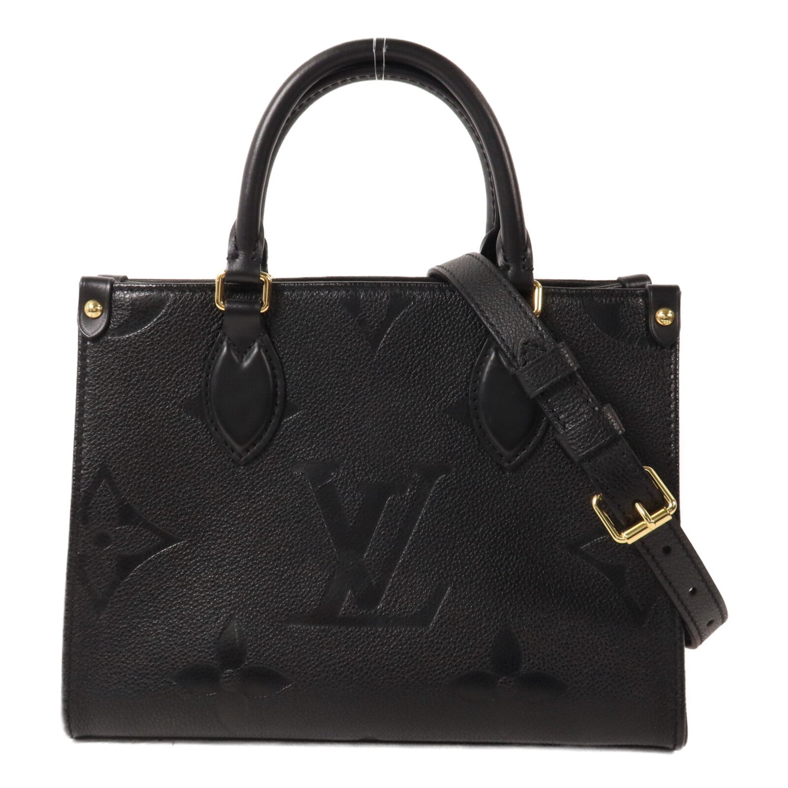 LOUIS VUITTON Monogram Empreinte OnTheGo PM手挽肩背兩用袋