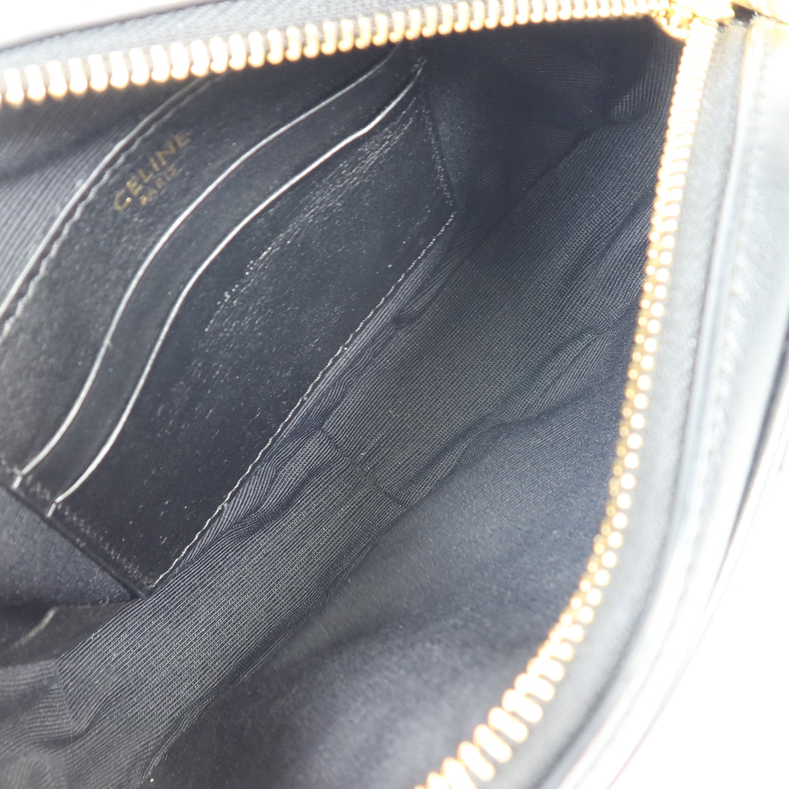 CELINE 牛皮皮革Shoulder Bag金扣肩背袋