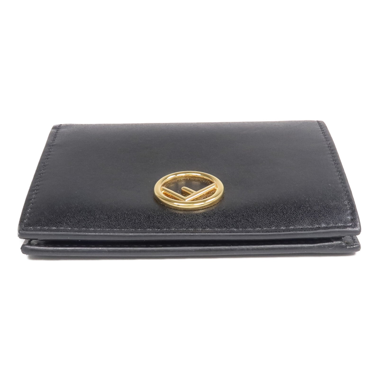 FENDI 牛皮皮革Wallet金扣錢包