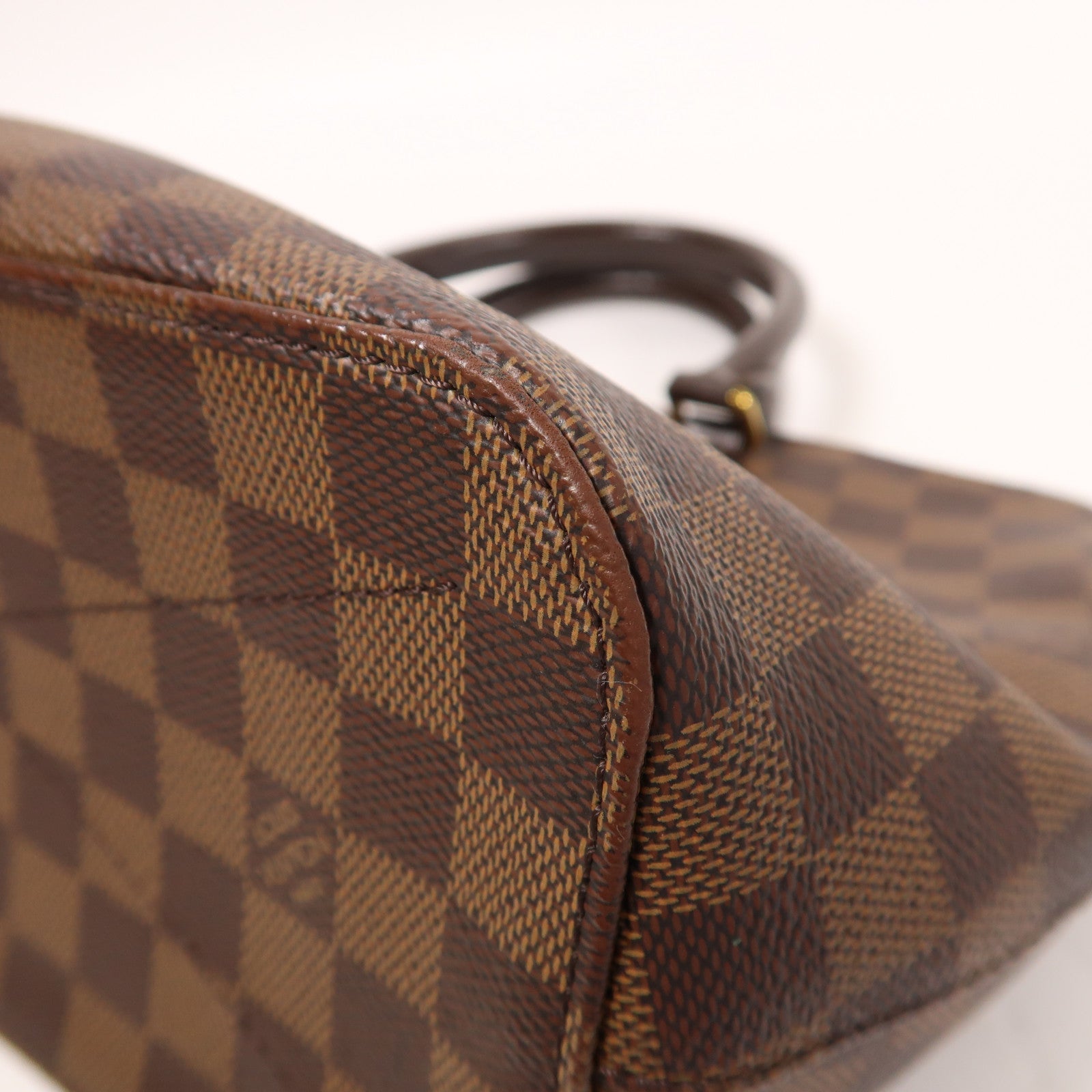 LOUIS VUITTON Damier Siena PM金扣手挽肩背兩用袋