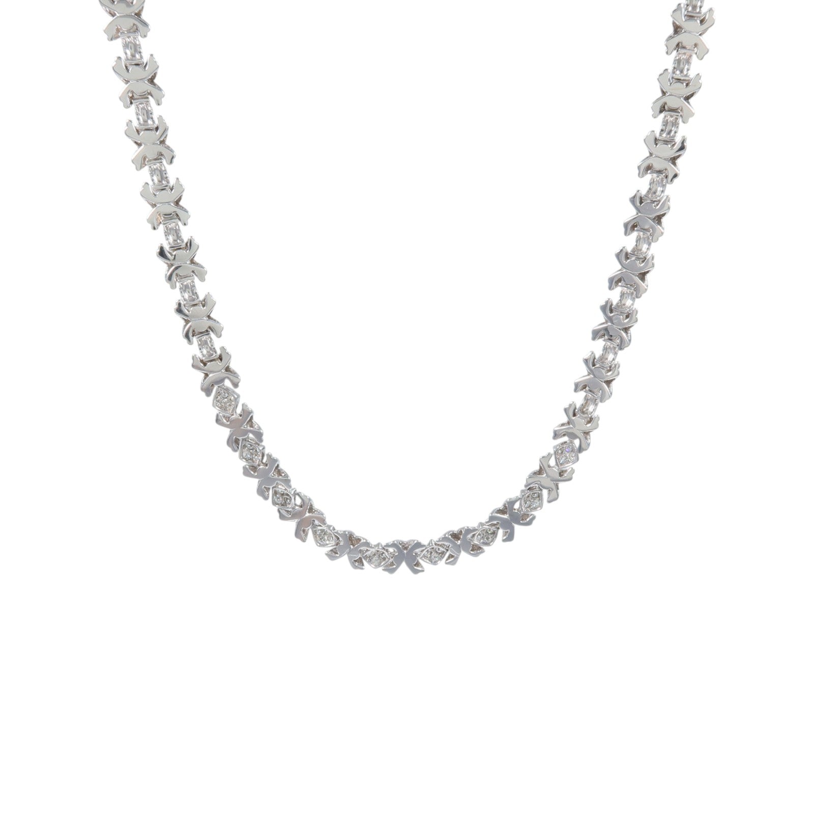TIFFANY＆CO 18K白金Lynn Diamond Necklace項鍊