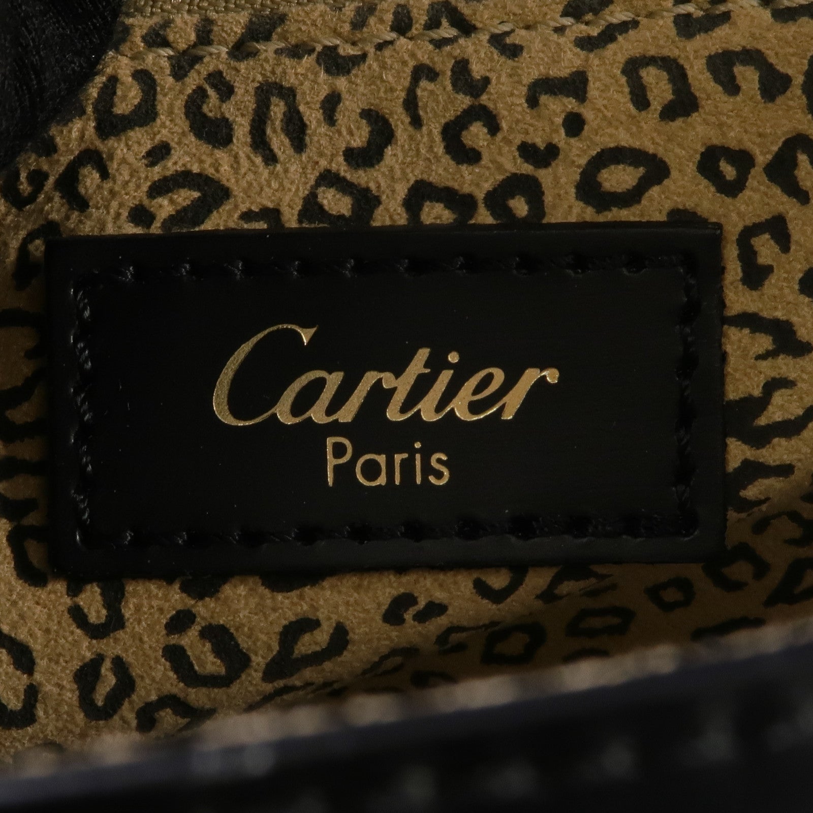 CARTIER 牛皮皮革Handbag金扣手挽袋