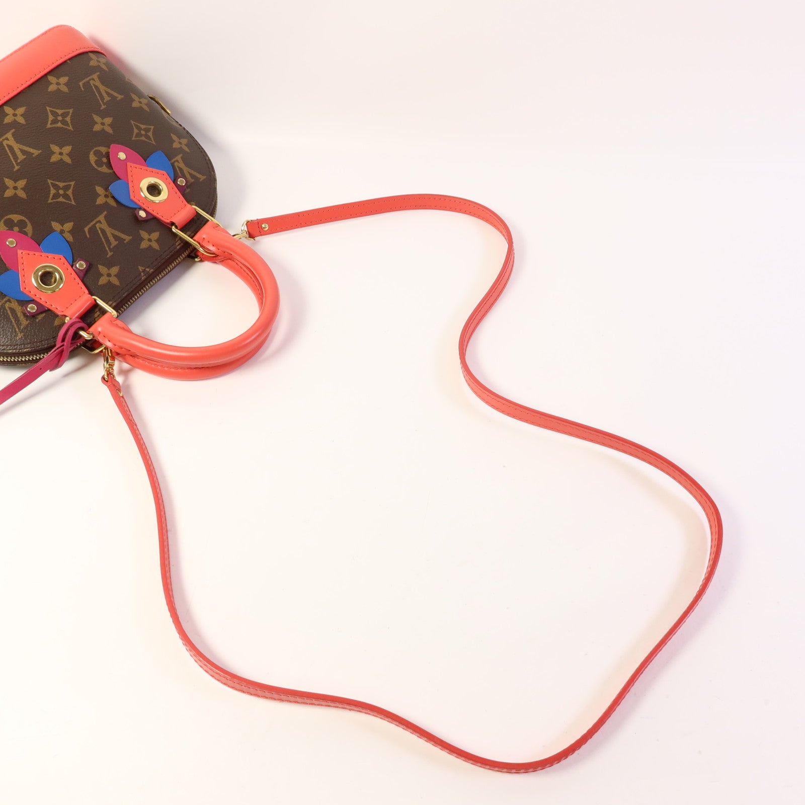 LOUIS VUITTON Monogram Alma BB金扣手挽肩背兩用袋