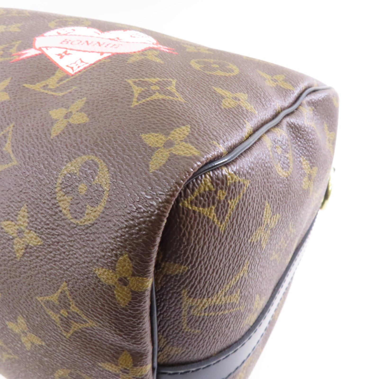 LOUIS VUITTON Monogram Speedy Bandoulière 30金扣手挽肩背兩用袋啡色