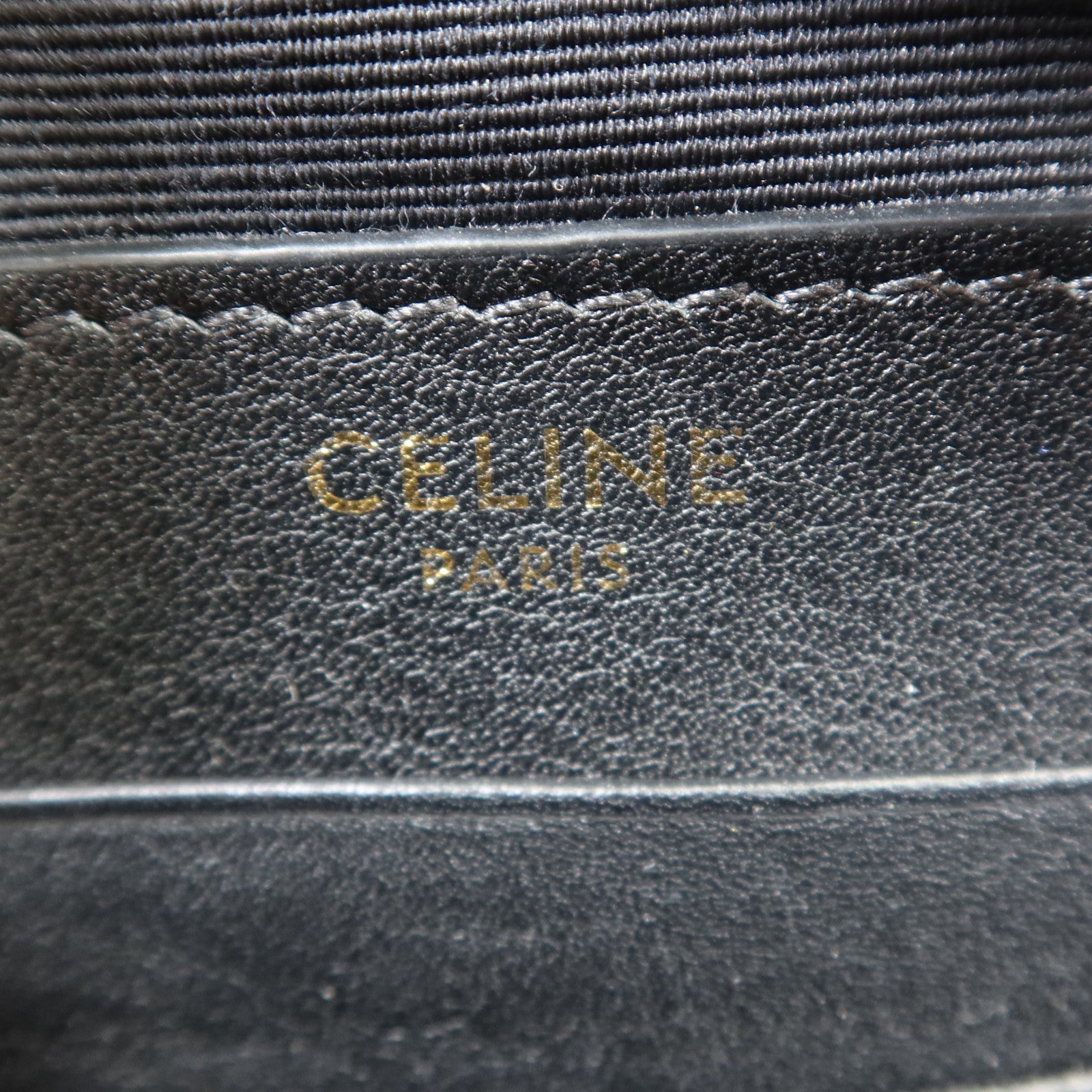 CELINE 牛皮皮革Shoulder Bag金扣肩背袋