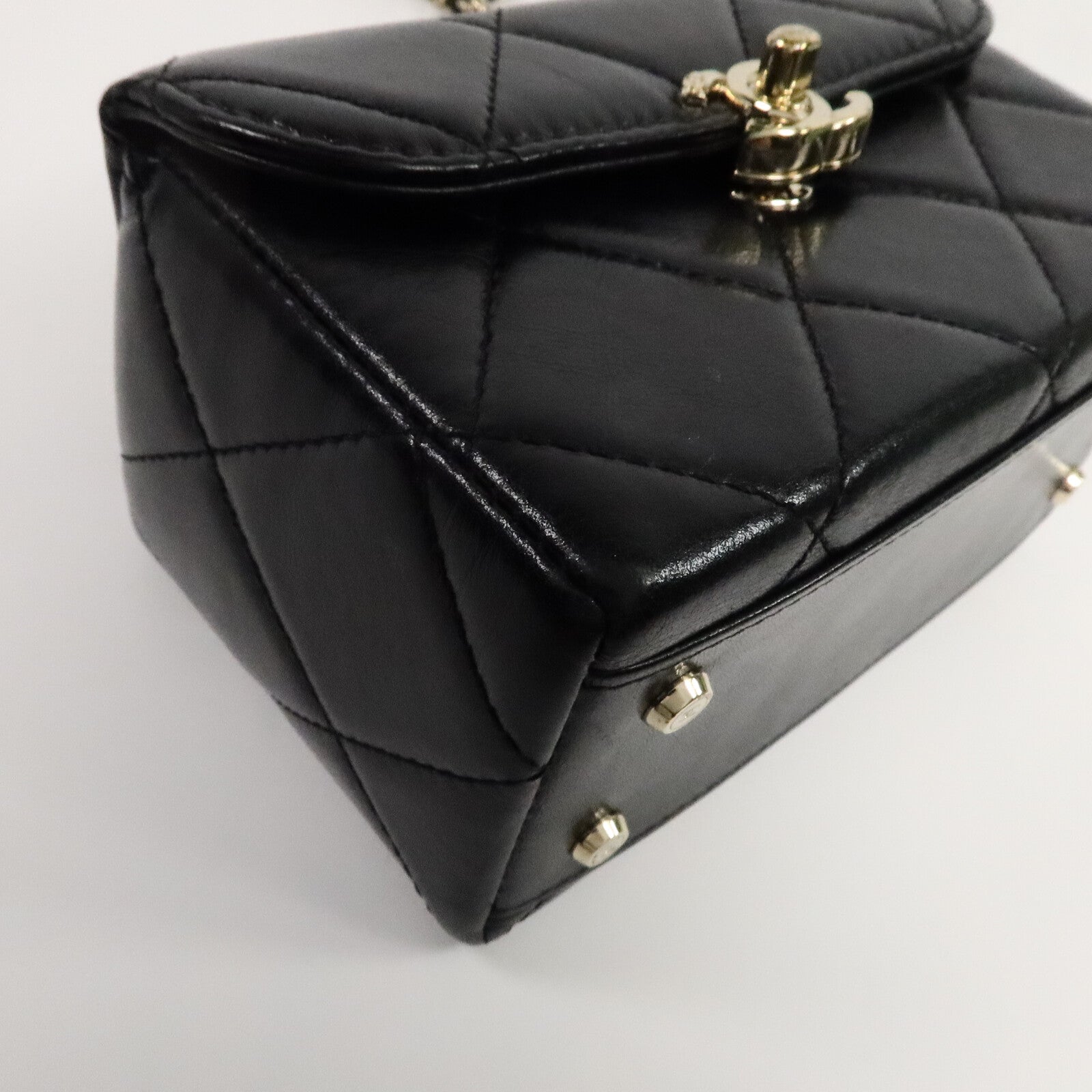CHANEL 牛皮皮革Vanity Case手挽肩背兩用袋