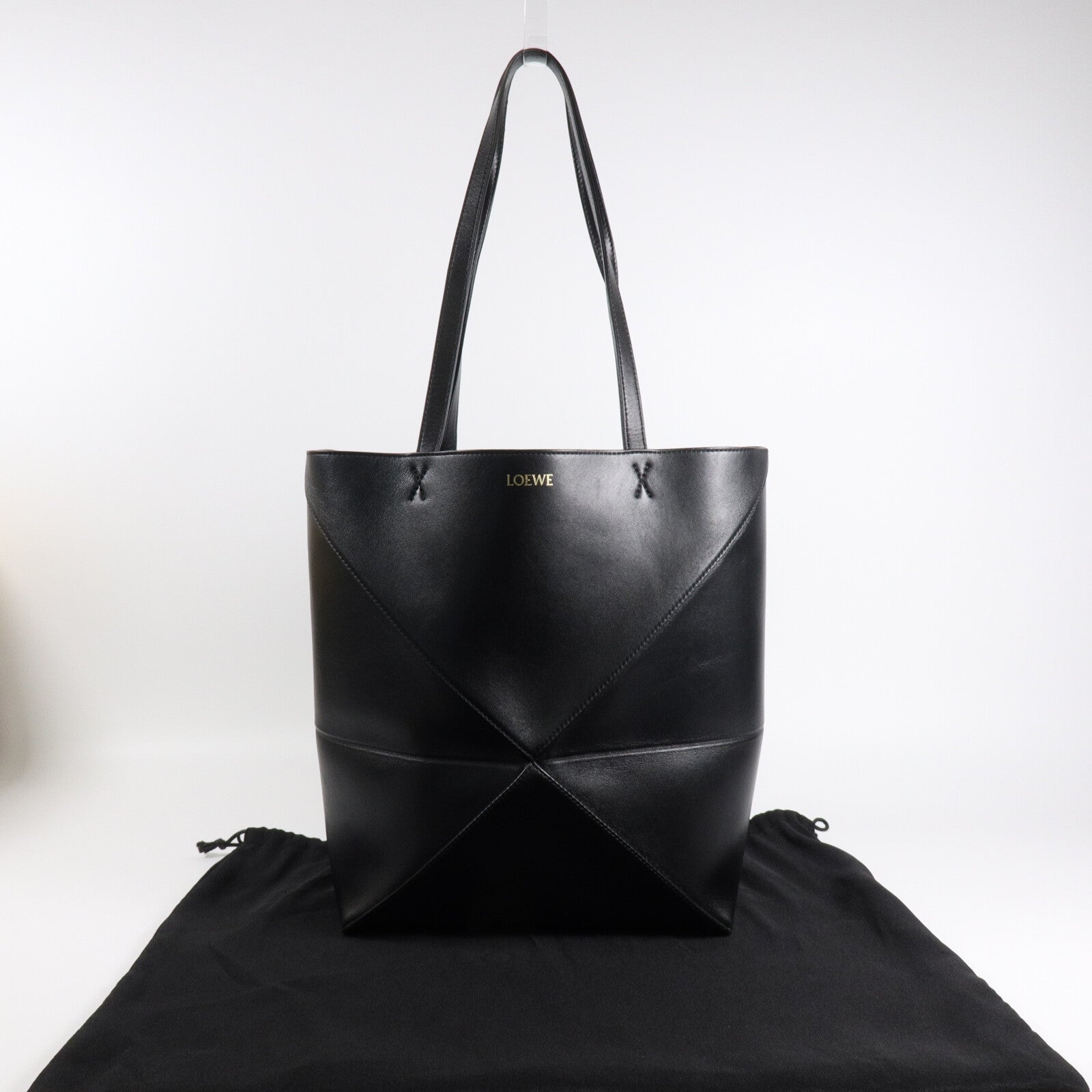 LOEWE 牛皮皮革Puzzle Fold Medium肩背袋