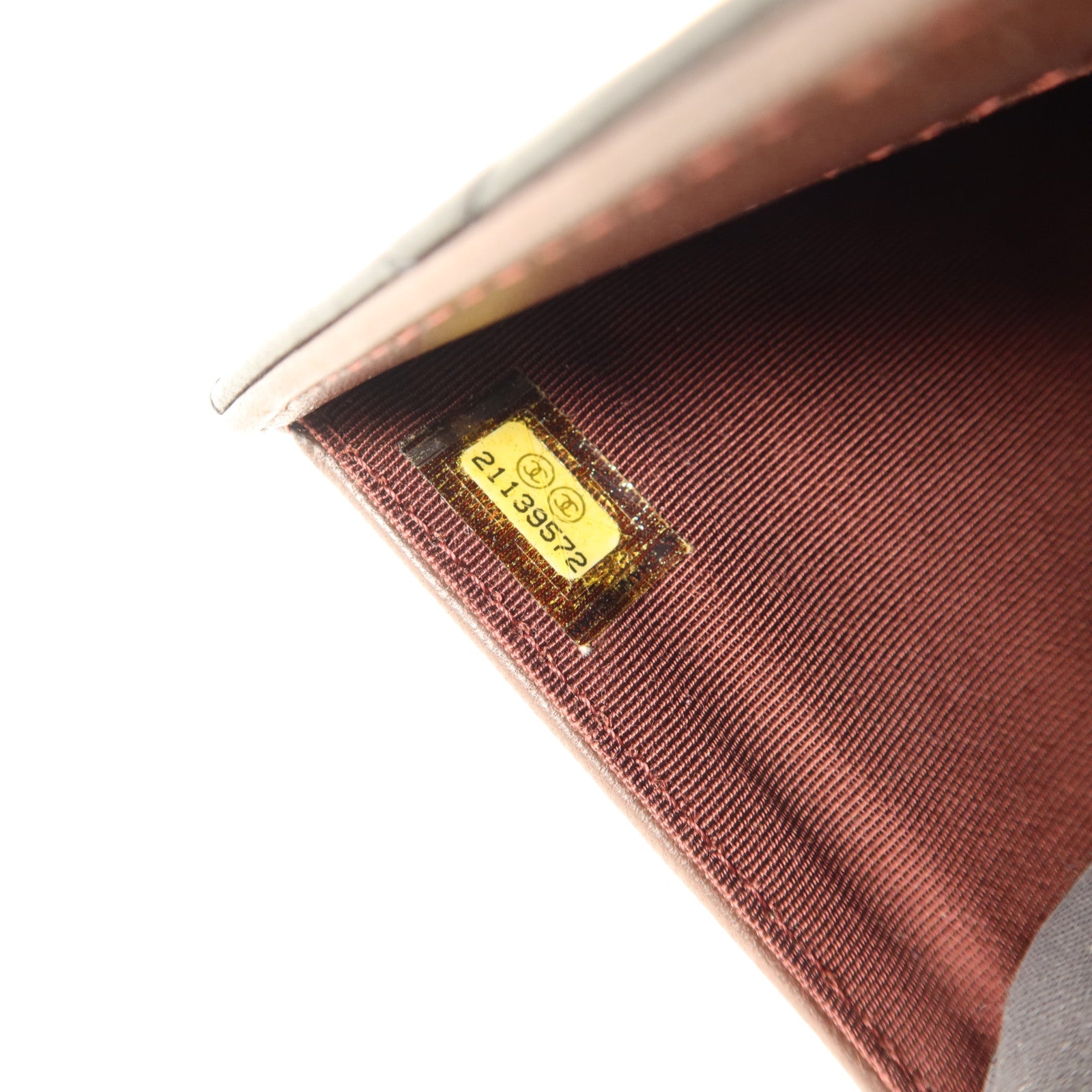 CHANEL 羊皮皮革Long Bifold Wallet金扣長錢包