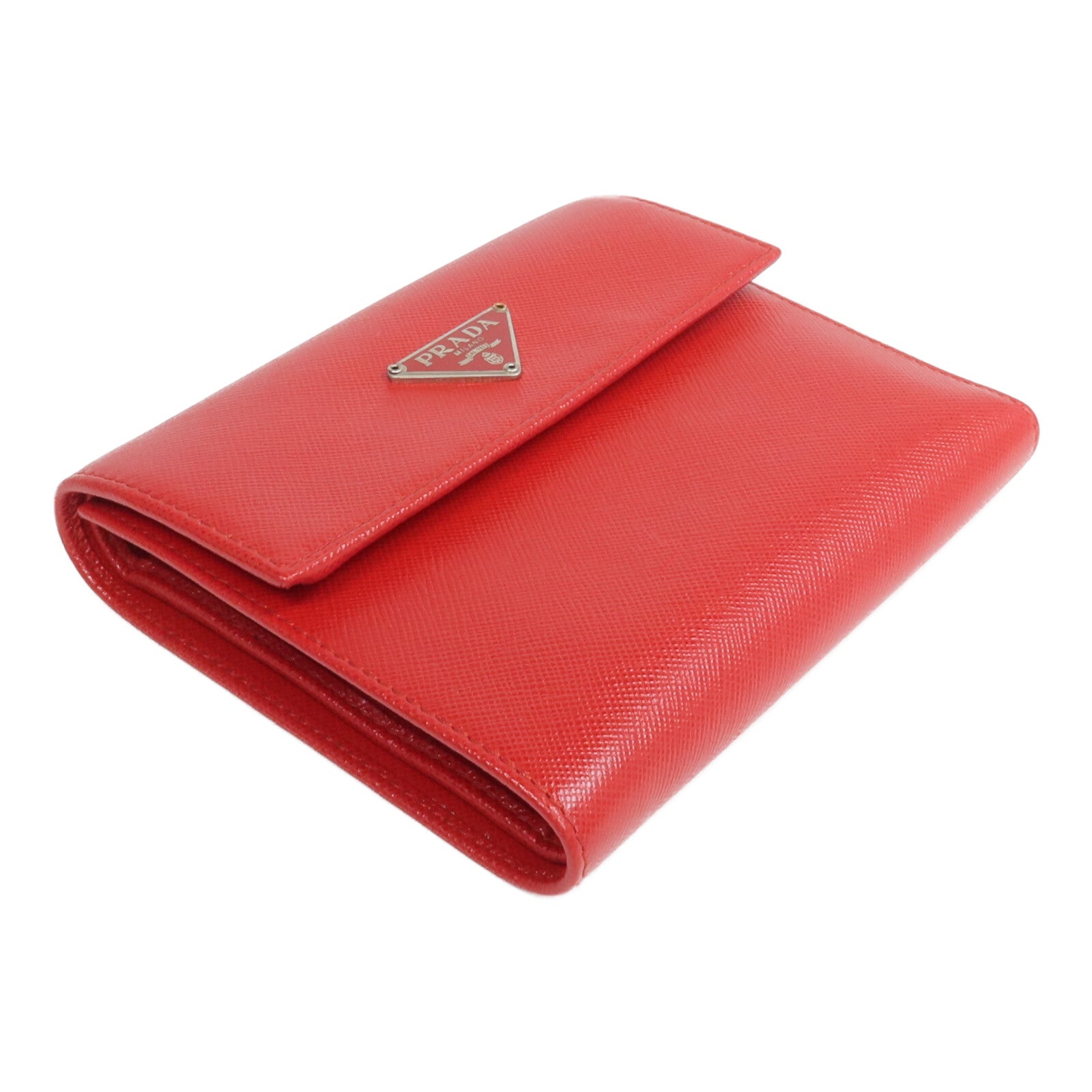 PRADA 牛皮皮革Fold Wallet錢包