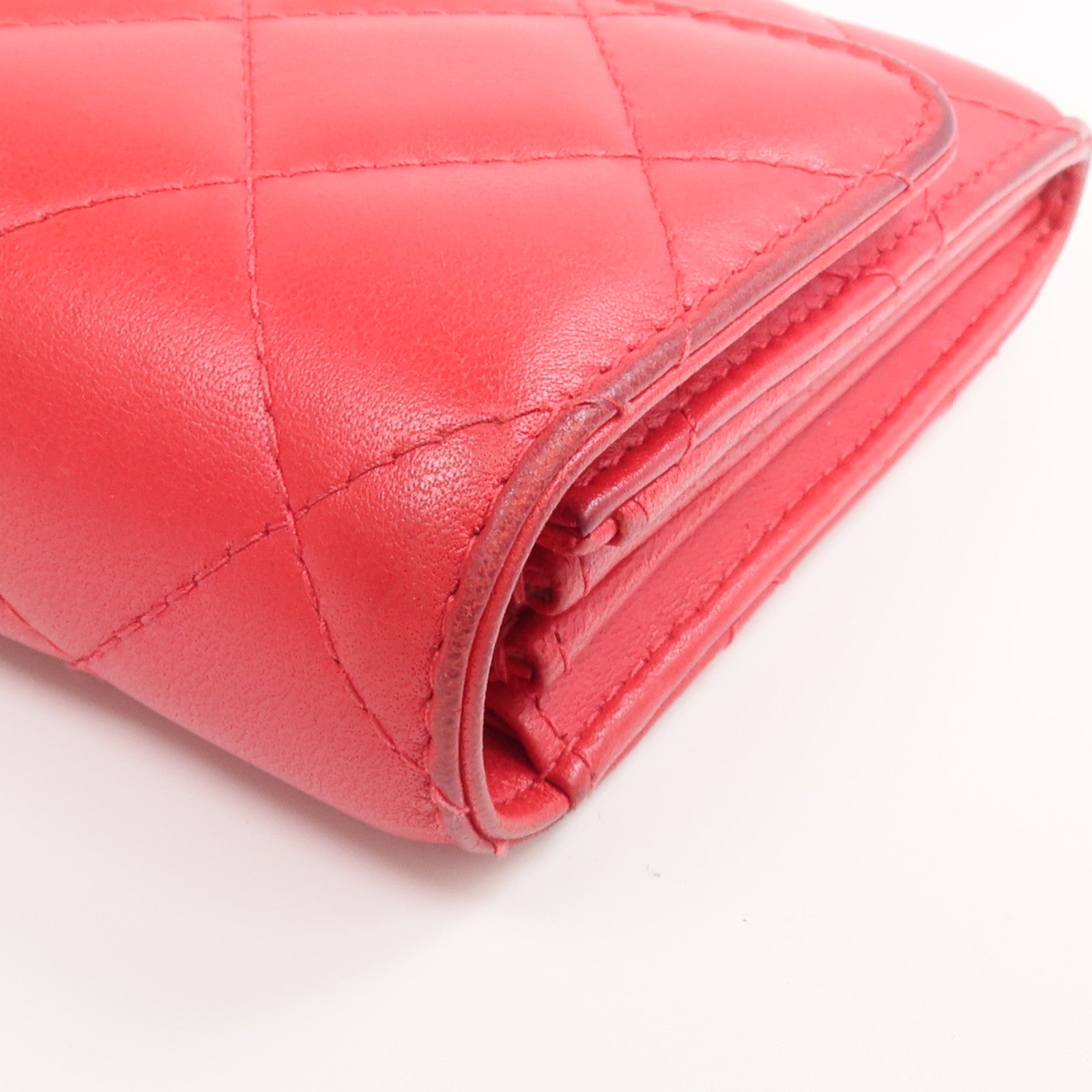 CHANEL 羊皮皮革Classic Long Flap Wallet金扣長錢包