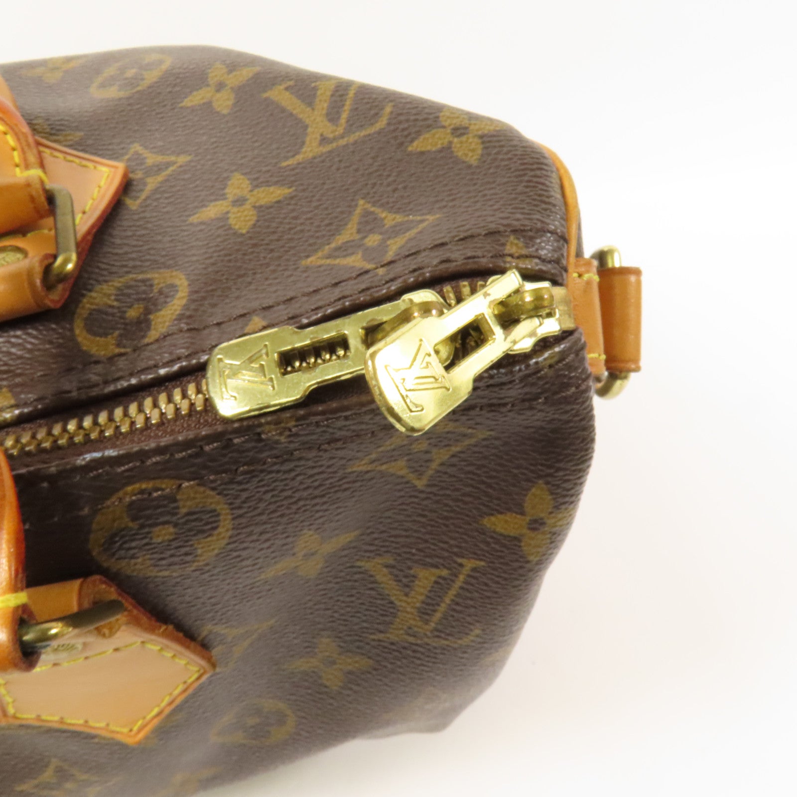 LOUIS VUITTON Monogram Speedy Bandouliere 30金扣手挽肩背兩用袋