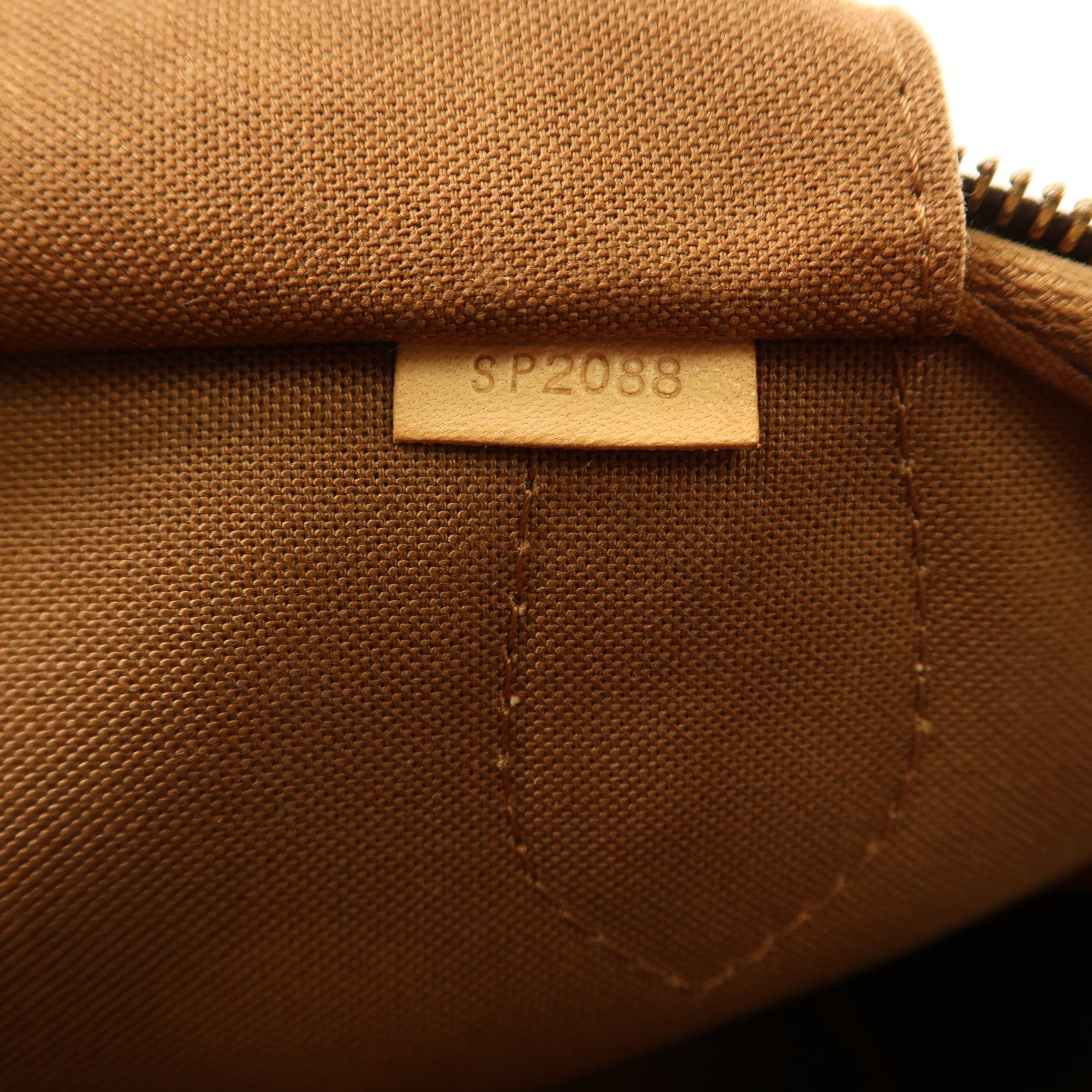 LOUIS VUITTON Monogram Montorgueil PM金扣肩背袋棕色