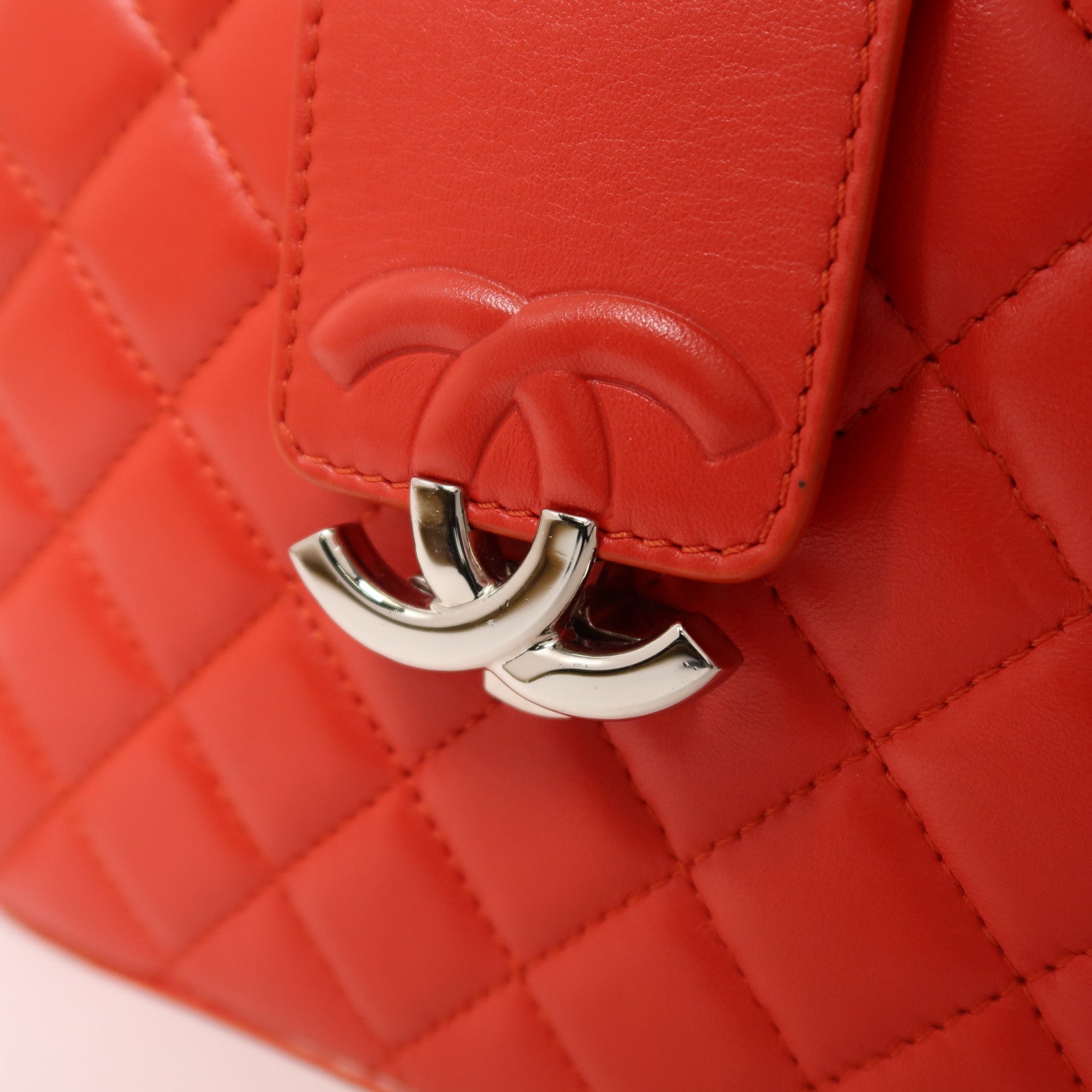 CHANEL 【激減優惠】羊皮皮革Chain Shoulder銀扣鏈帶肩背袋