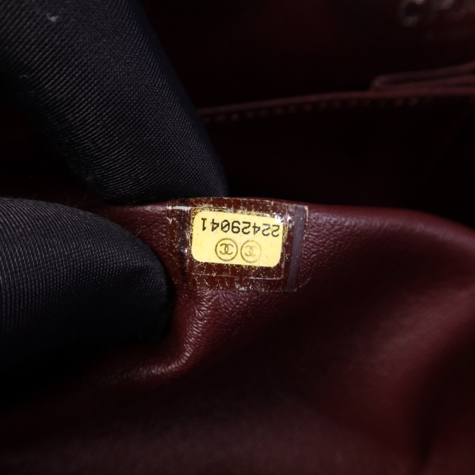 CHANEL 牛皮皮革2.55 Large銀扣鏈帶肩背袋