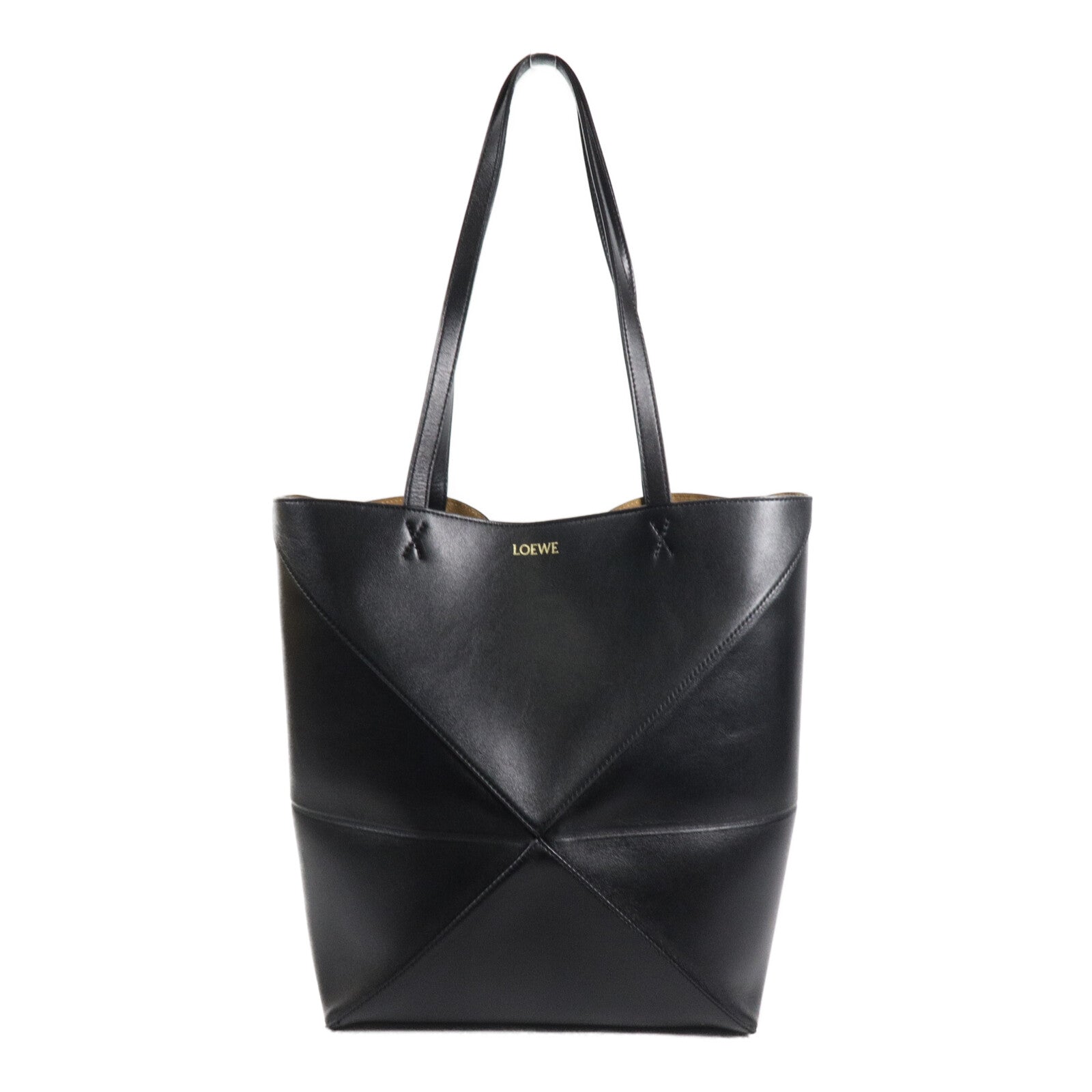 LOEWE 牛皮皮革Puzzle Fold Medium肩背袋
