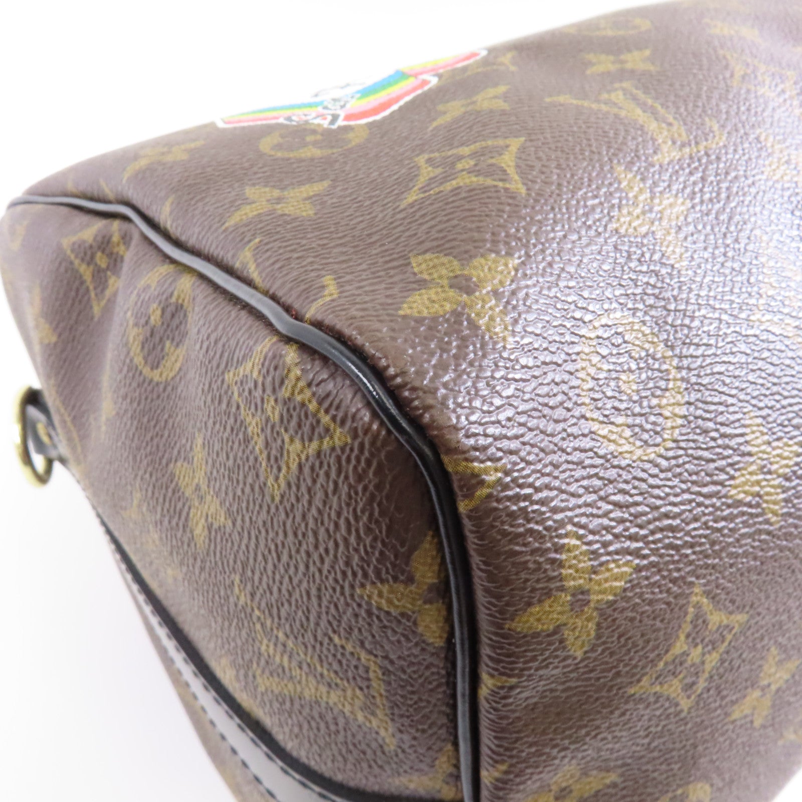 LOUIS VUITTON Monogram Speedy Bandoulière 30金扣手挽肩背兩用袋啡色