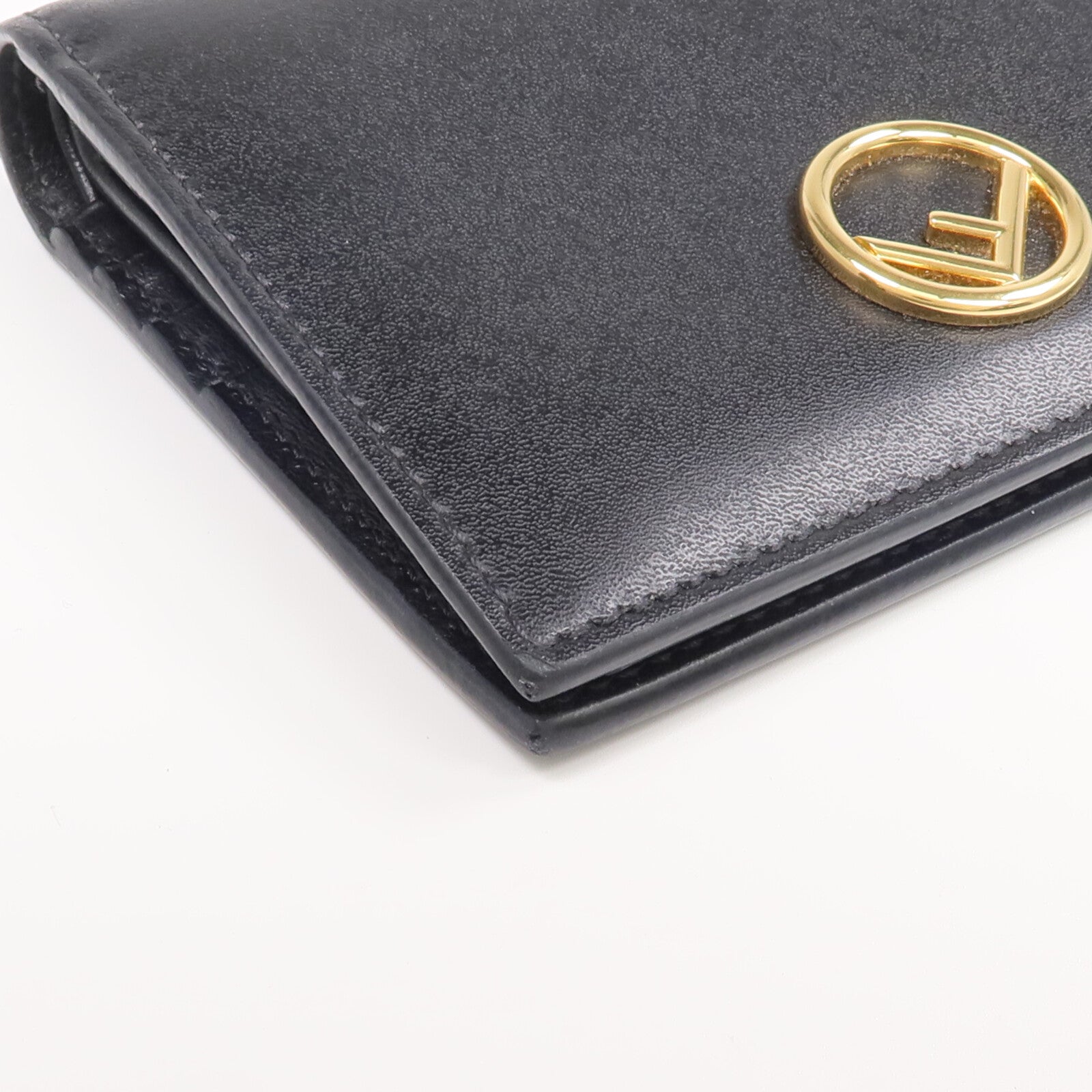 FENDI 牛皮皮革Wallet金扣錢包