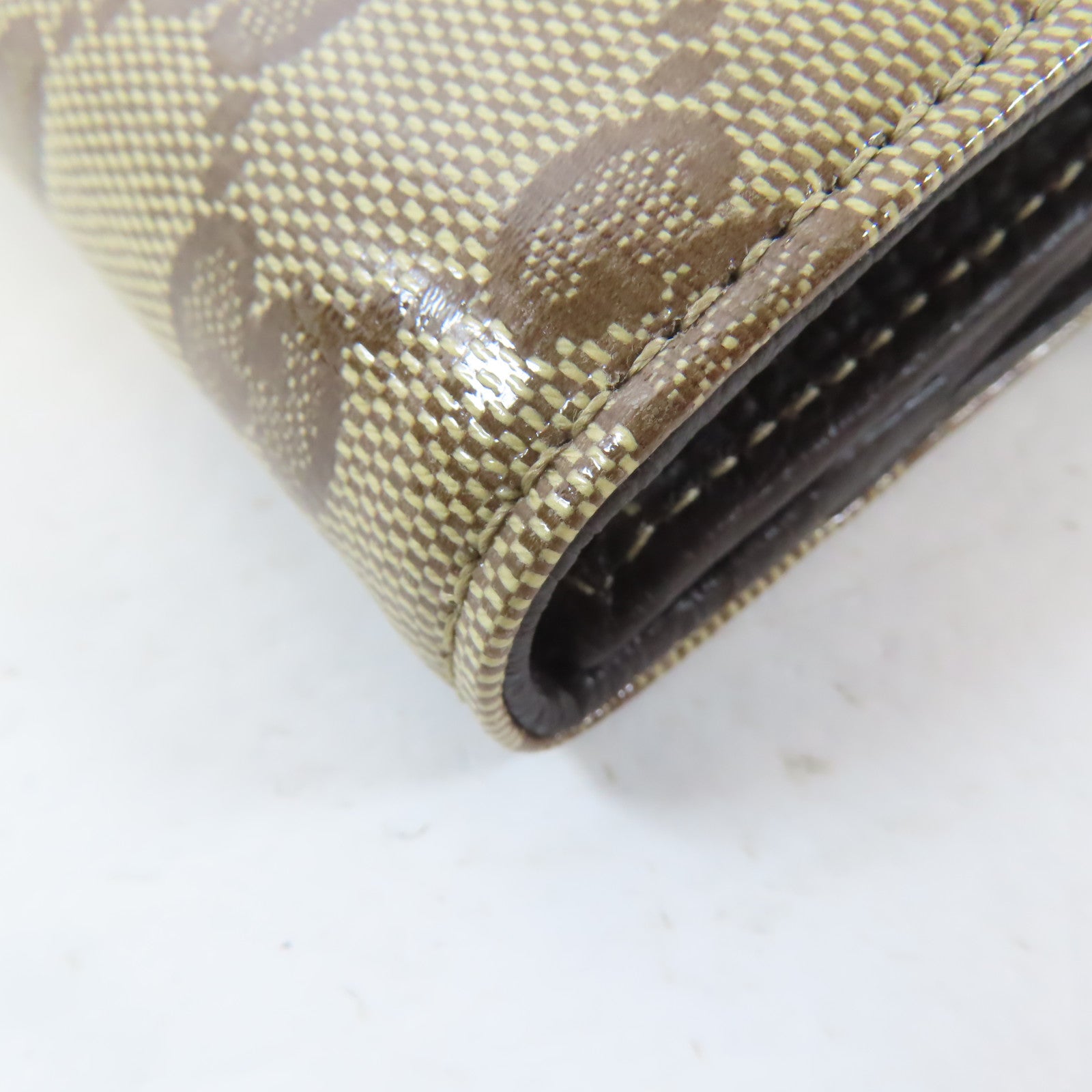 GUCCI 塗層帆布Long Wallet金扣長錢包啡色