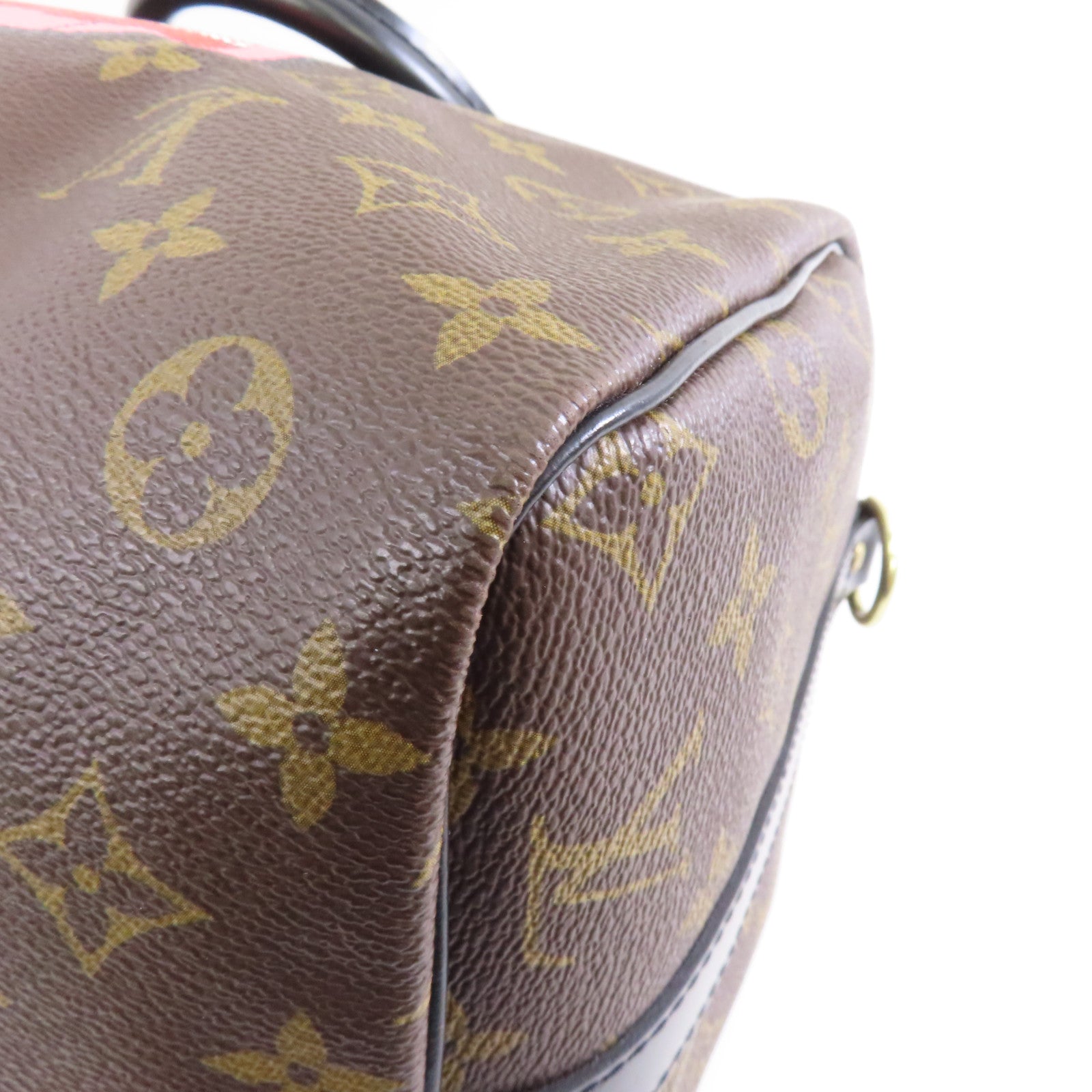 LOUIS VUITTON Monogram Speedy Bandoulière 30金扣手挽肩背兩用袋啡色