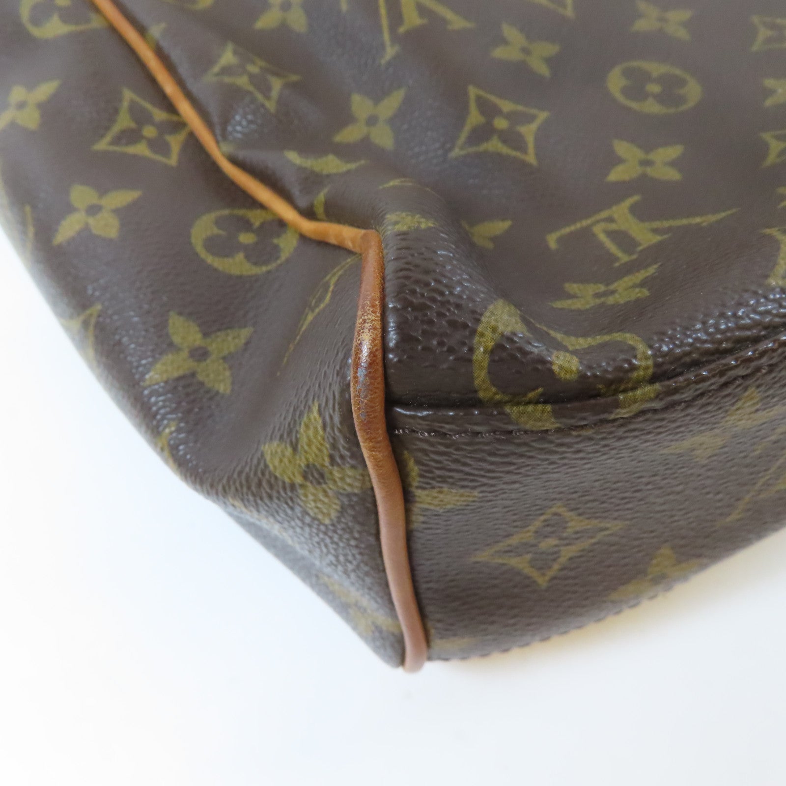 LOUIS VUITTON Monogram Abbesses金扣肩背袋啡色