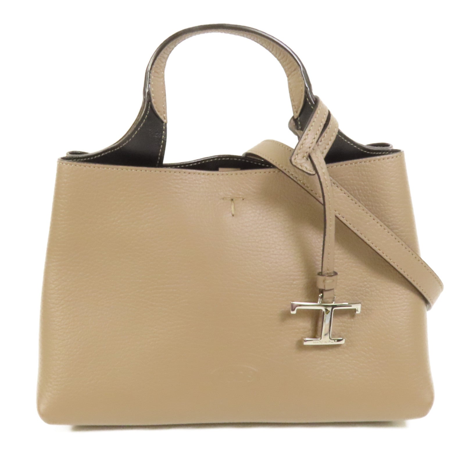 TOD'S 牛皮皮革2 way Shoulder手挽肩背兩用袋