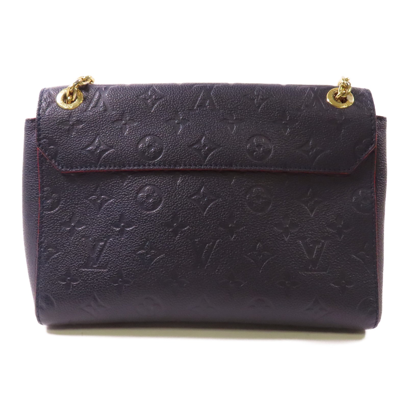 LOUIS VUITTON LV GHW Vavin PM Shoulder Bag M52271 Monogram Empreinte Navy