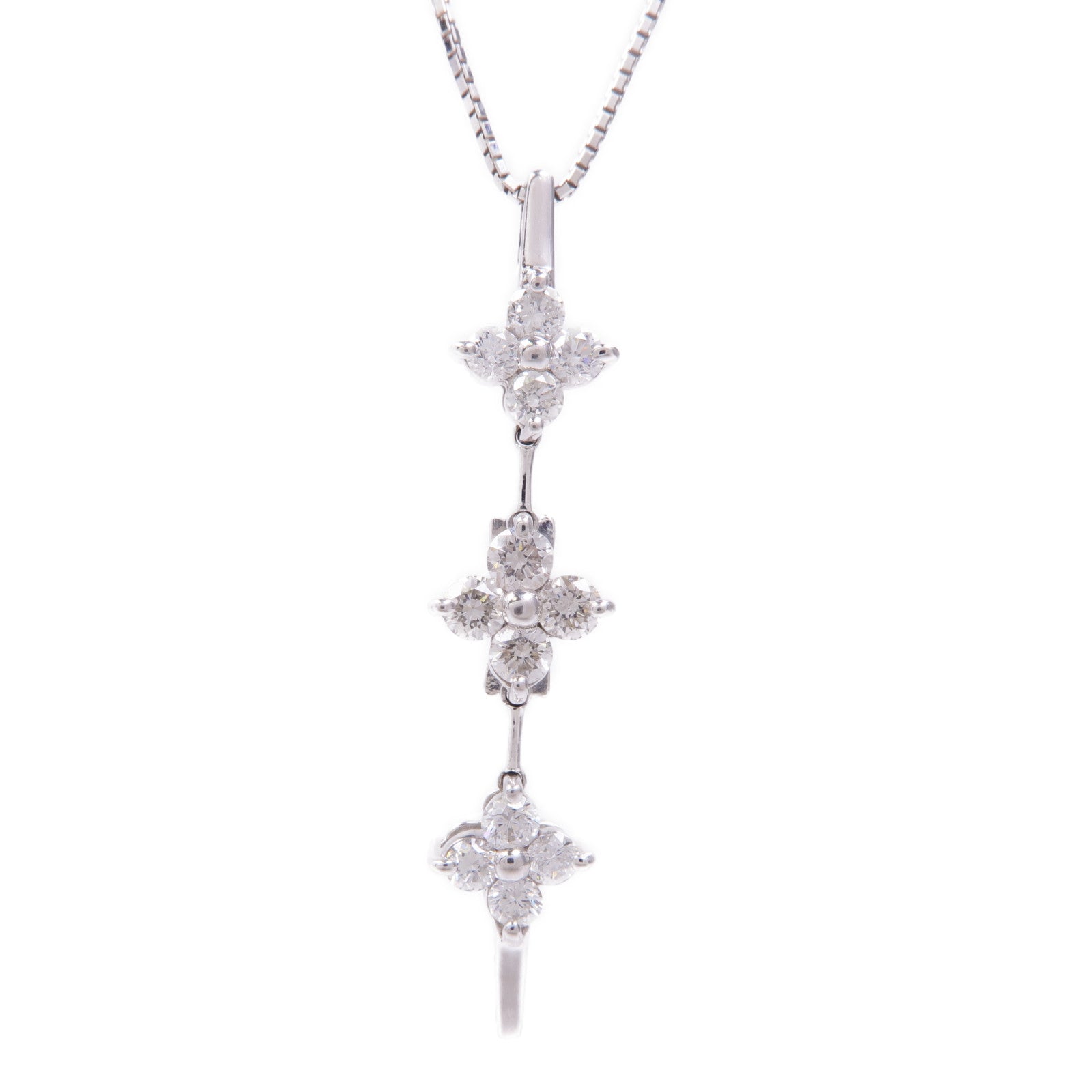 JEWELRY 18K白金Diamond Necklace鑽石項鍊