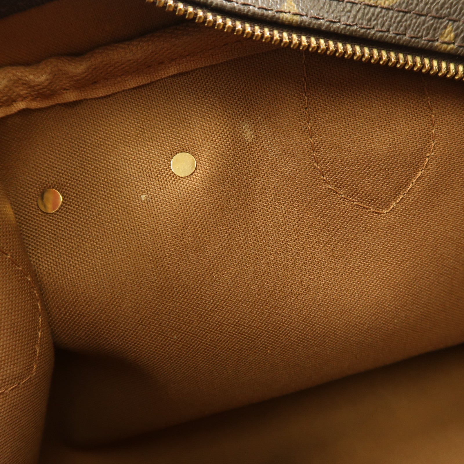 LOUIS VUITTON Monogram Montorgueil PM金扣肩背袋棕色