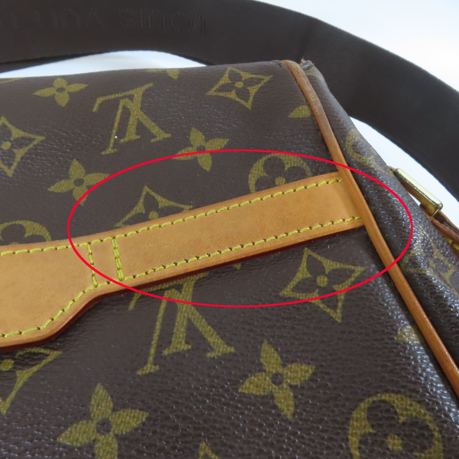 LOUIS VUITTON Monogram Abbesses金扣肩背袋啡色