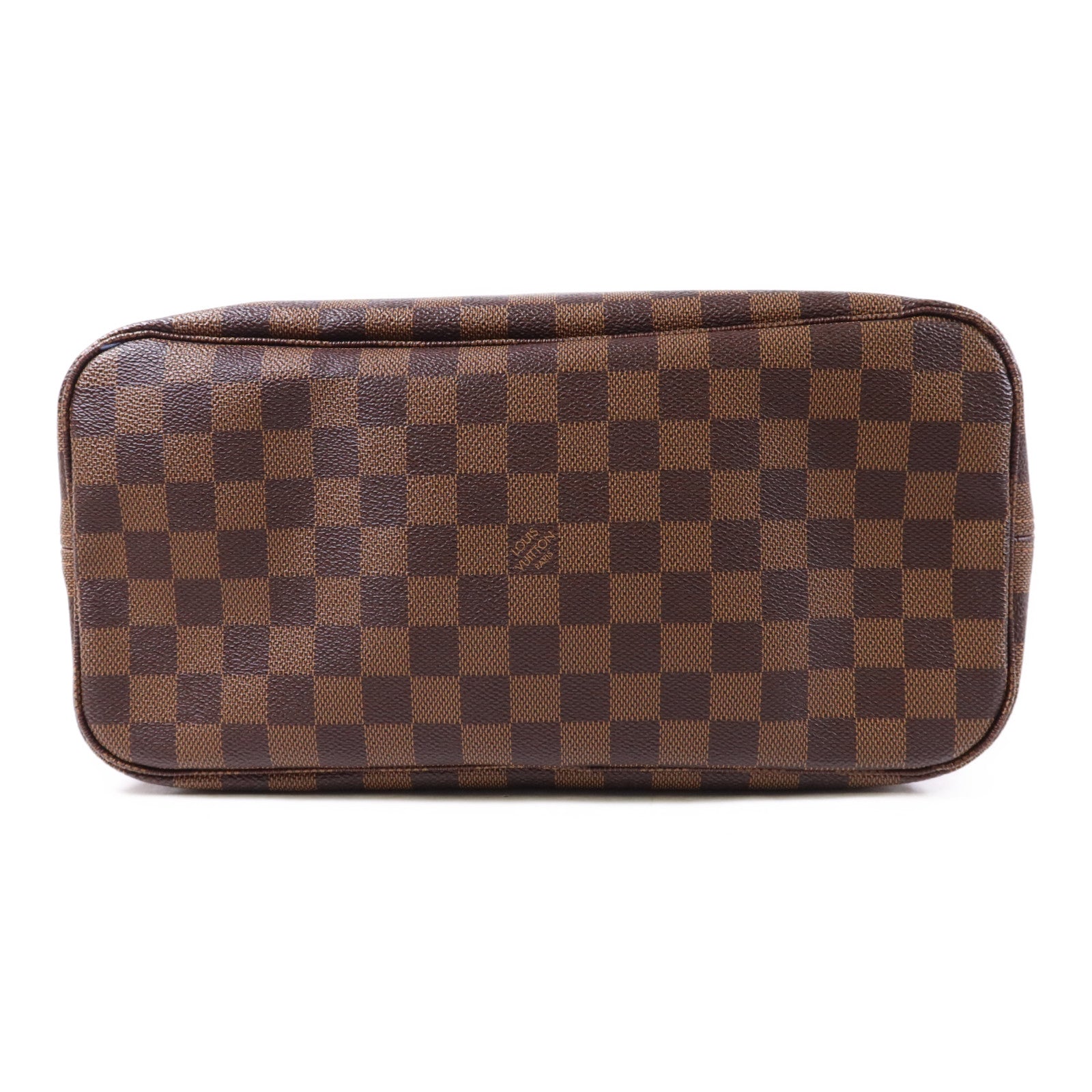 LOUIS VUITTON Damier Neverfull MM金扣手挽袋/肩背袋