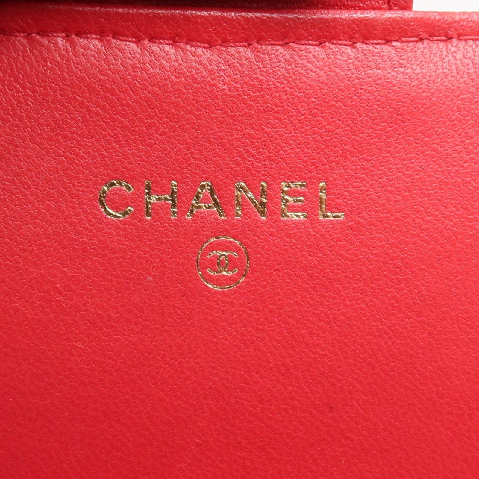 CHANEL 羊皮皮革Classic Long Flap Wallet金扣長錢包