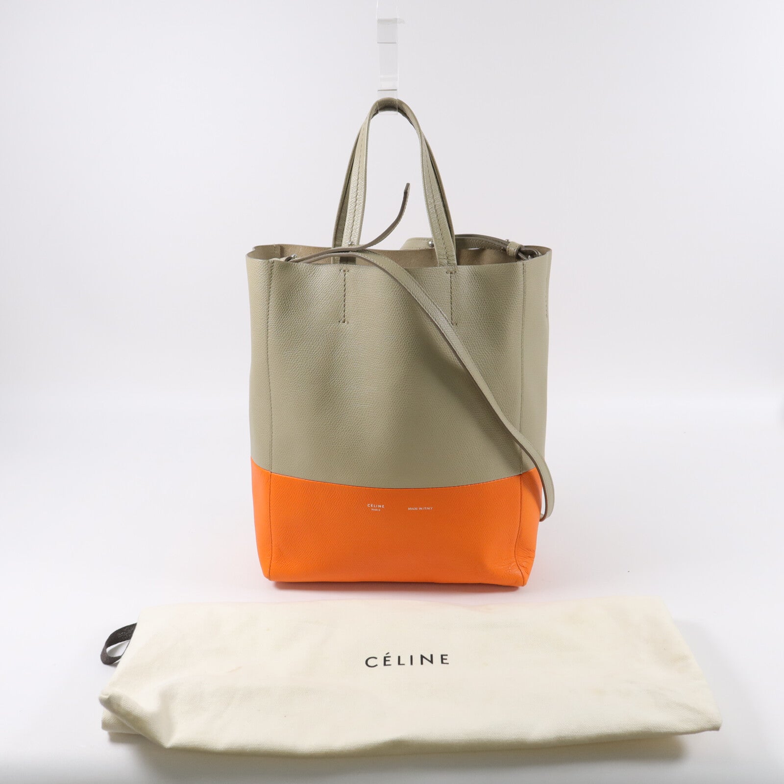 CELINE 牛皮皮革Small Vertical Cabas手挽肩背兩用袋