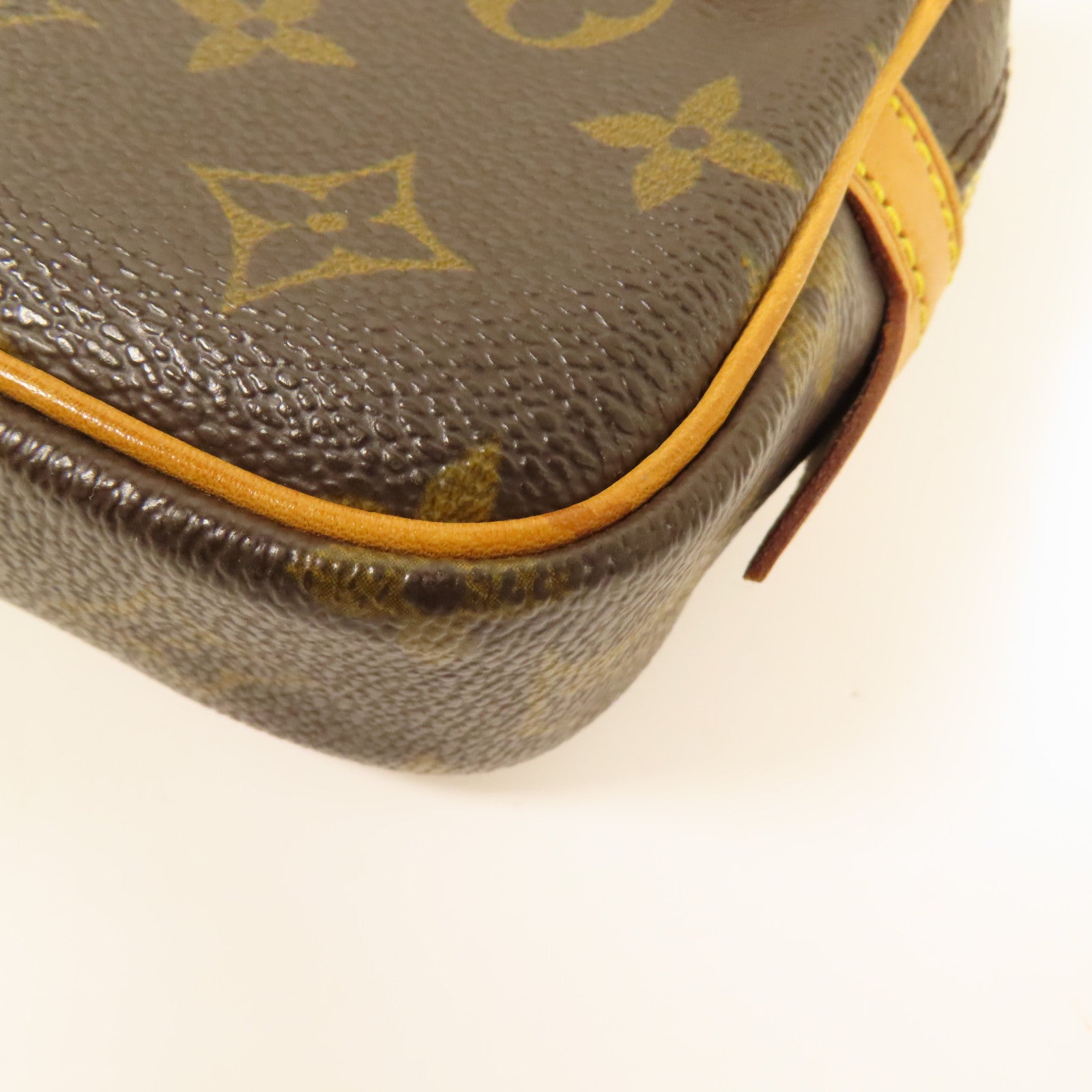 LOUIS VUITTON Monogram Marly Bandouliere金扣肩背袋棕色