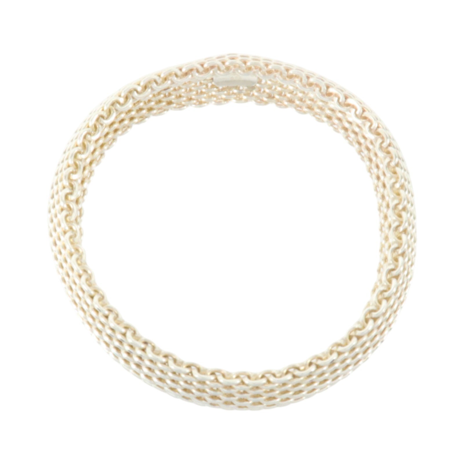 TIFFANY＆CO 925純銀Somerset Mesh Bracelet手鏈