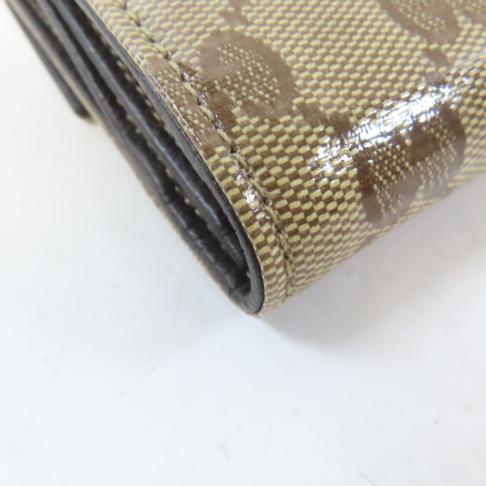 GUCCI 塗層帆布Long Wallet金扣長錢包啡色