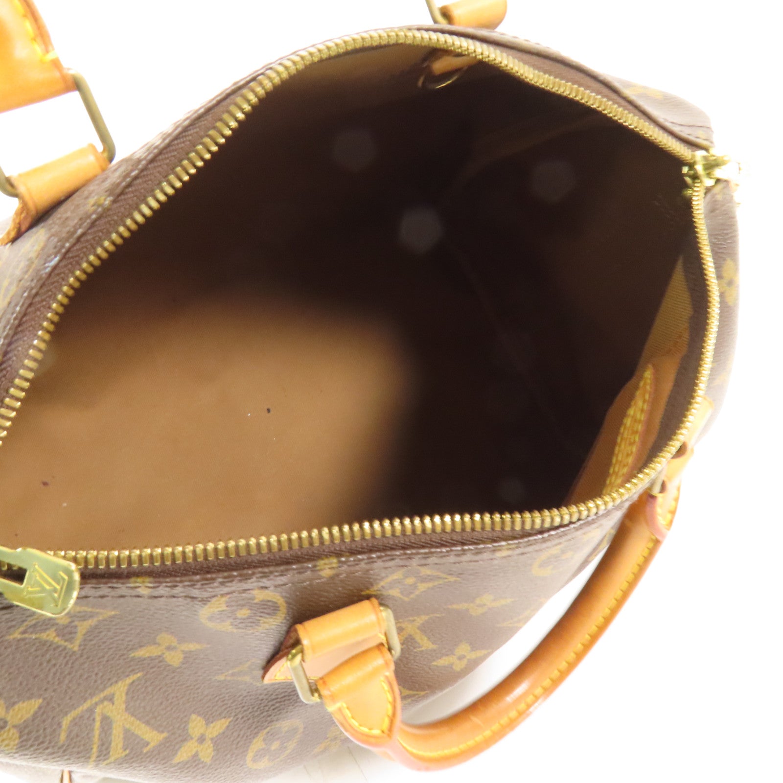 LOUIS VUITTON Monogram Speedy Bandouliere 30金扣手挽肩背兩用袋