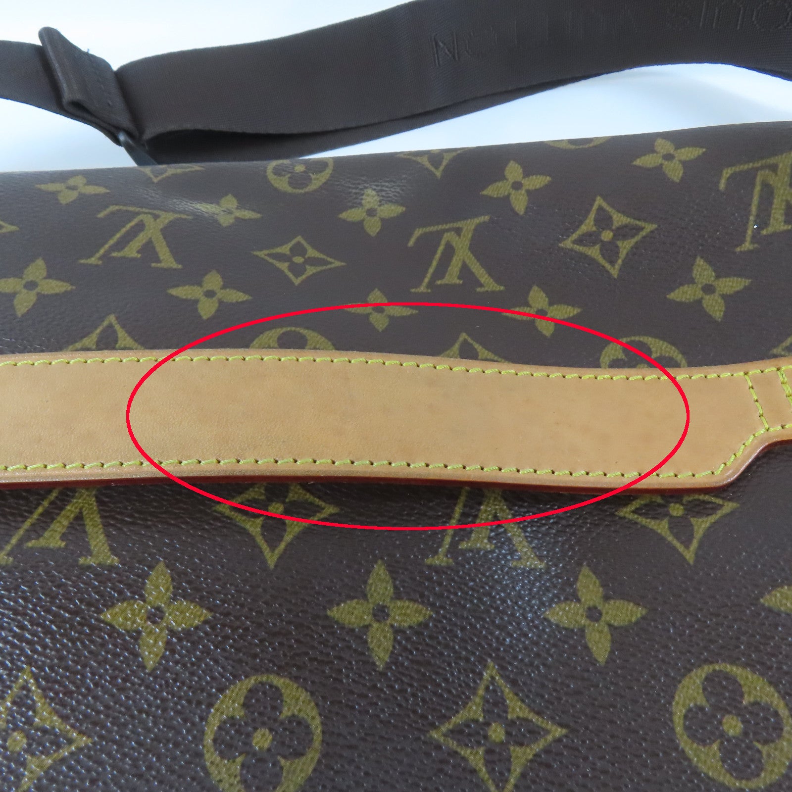 LOUIS VUITTON Monogram Abbesses金扣肩背袋啡色