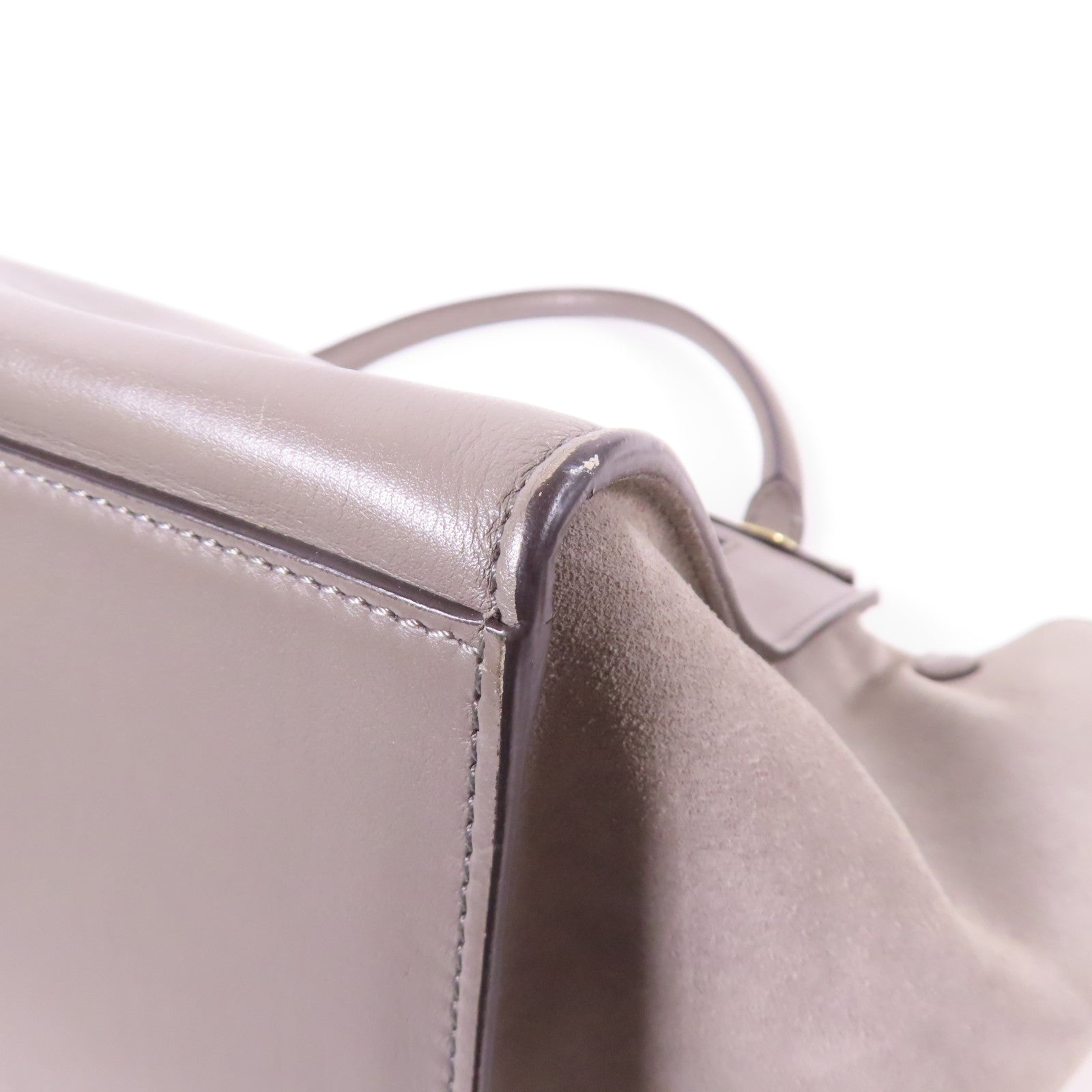 CELINE 【激減優惠】牛皮皮革/麂皮皮革Trapeze金扣手挽肩背兩用袋