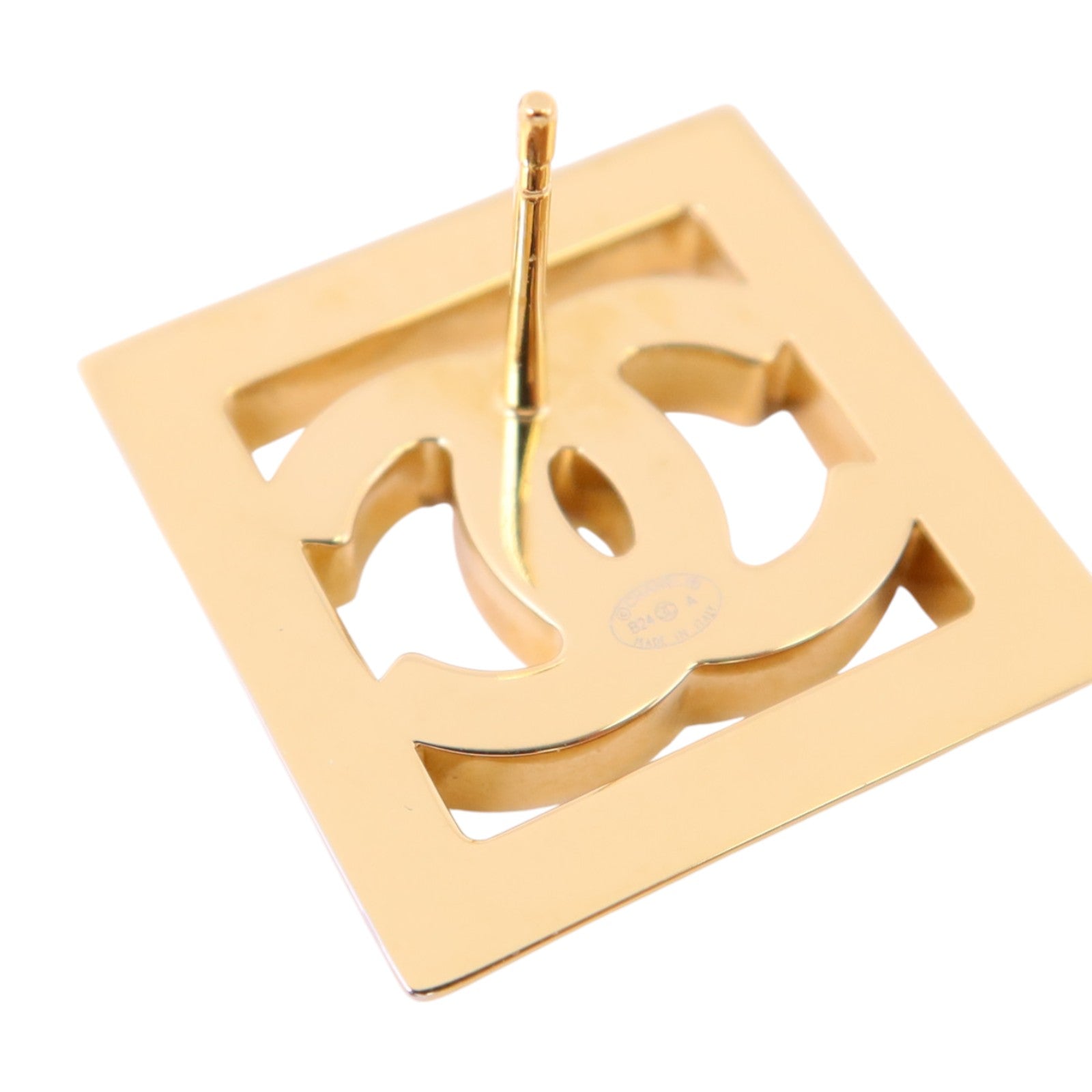 CHANEL 金屬Earrings金扣耳環