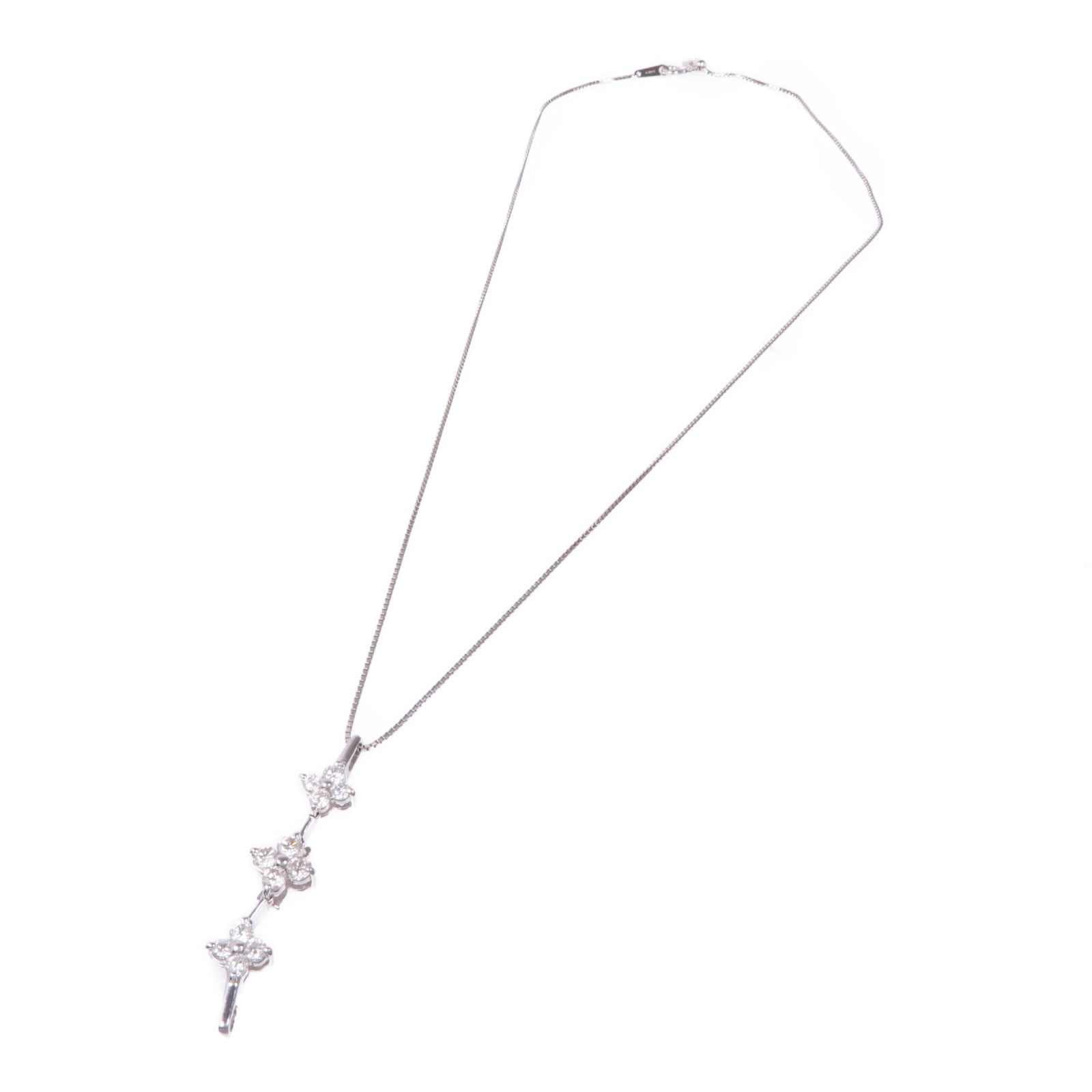 JEWELRY 18K白金Diamond Necklace鑽石項鍊