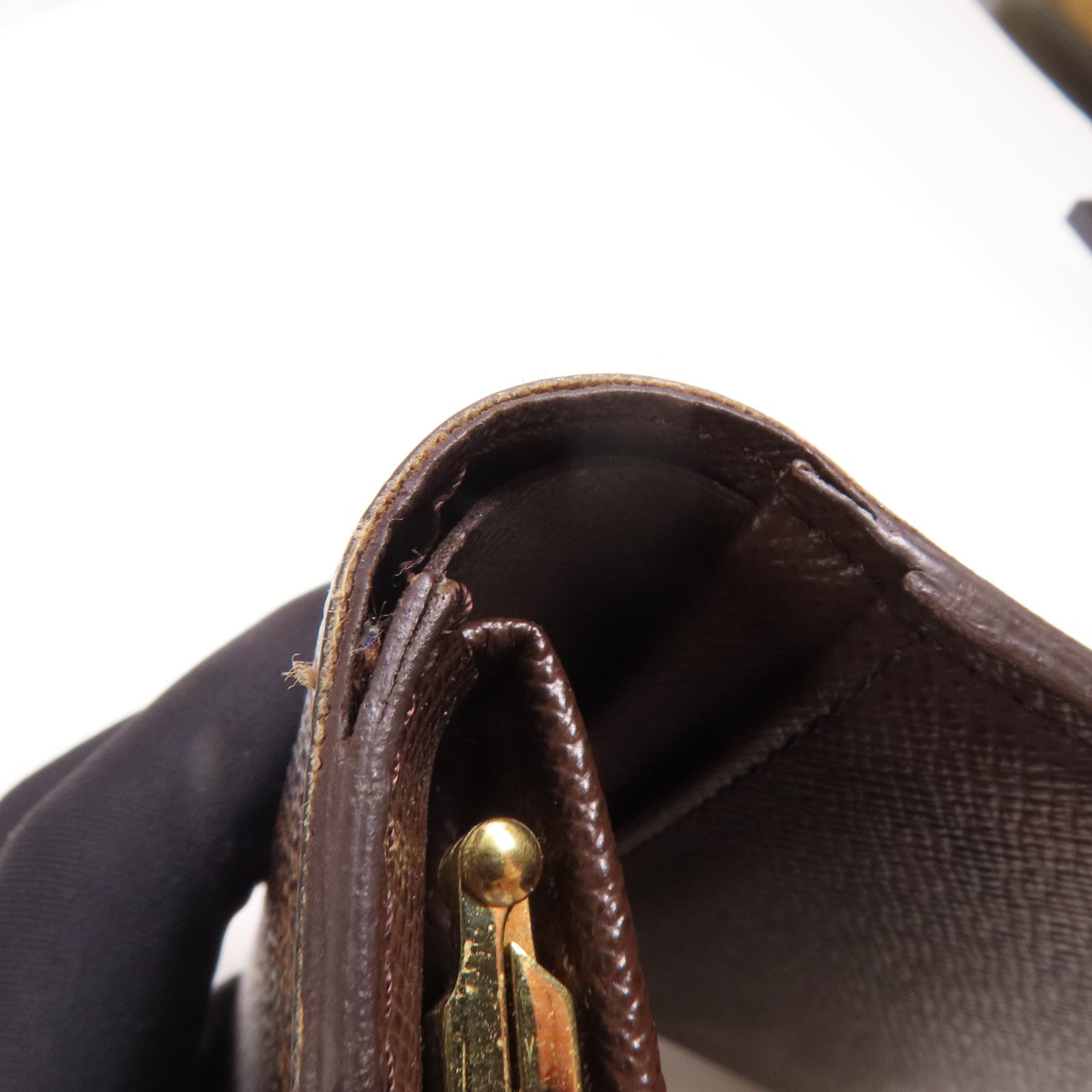 LOUIS VUITTON Damier Wallet金扣錢包