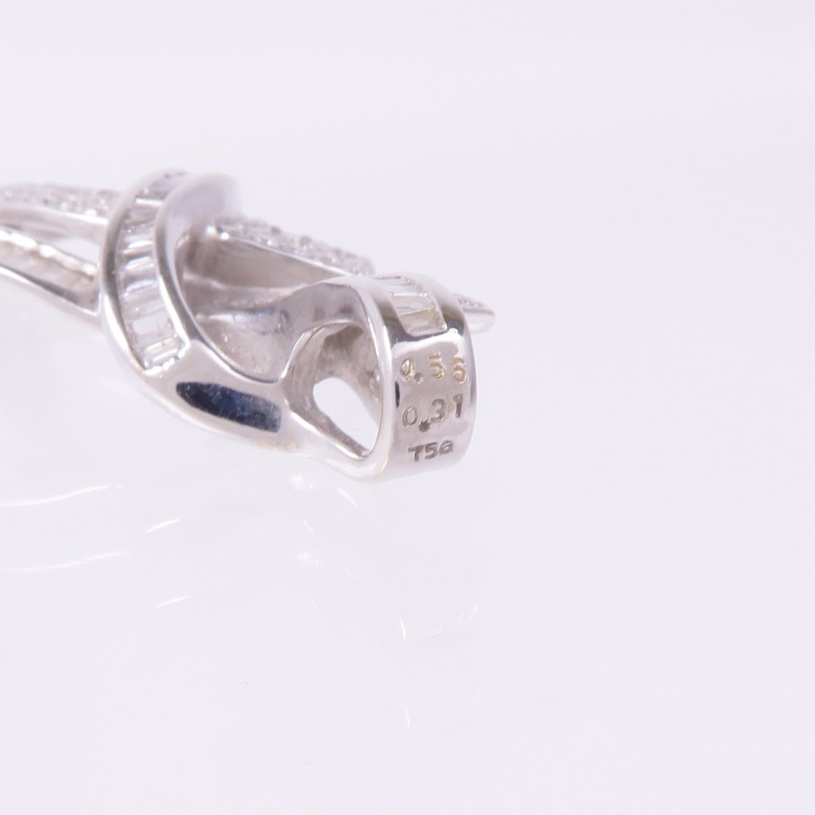 JEWELRY 18K白金Diamond Pendant Top鑽石吊墜