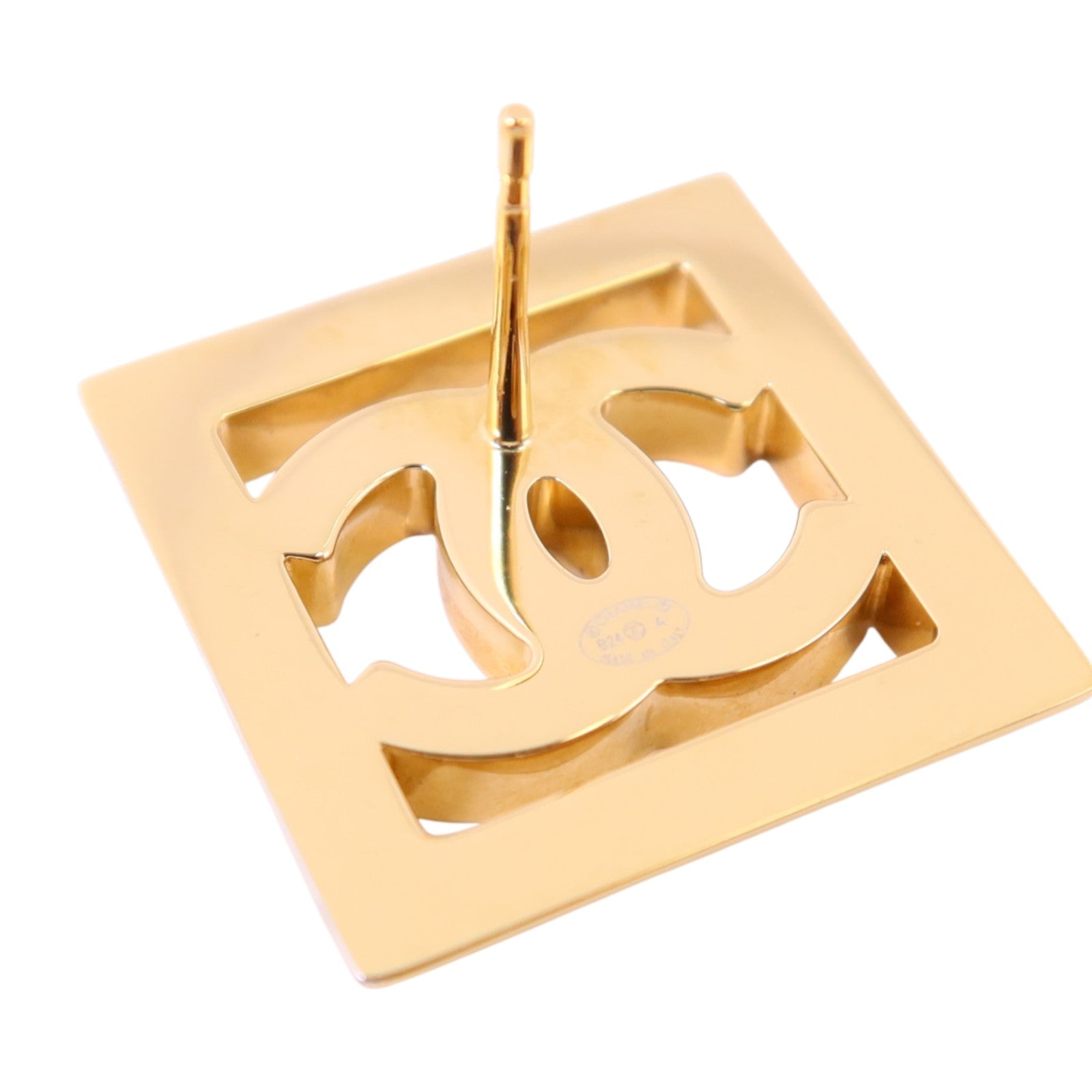 CHANEL 金屬Earrings金扣耳環