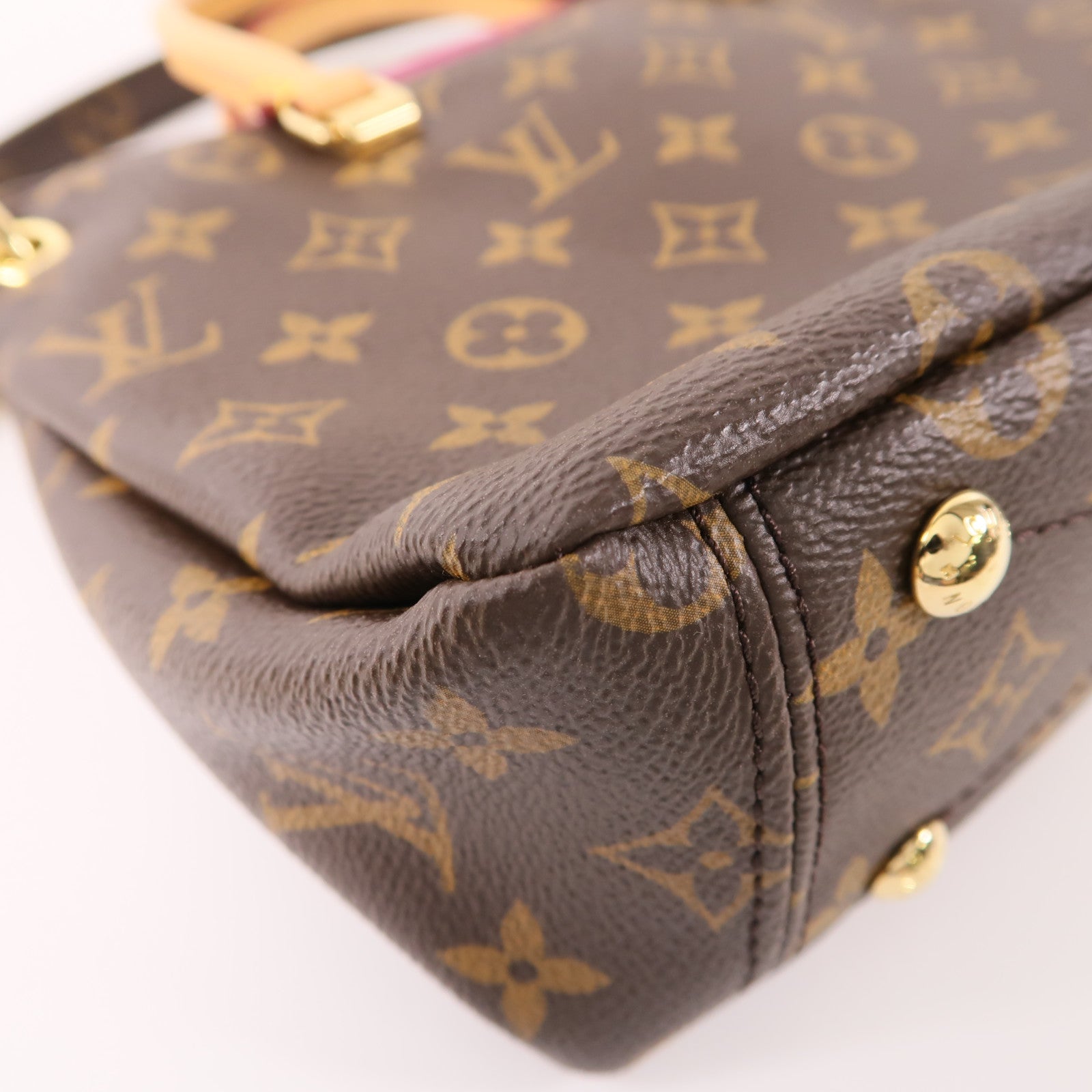 LOUIS VUITTON Monogram Pallas BB金扣手挽肩背兩用袋