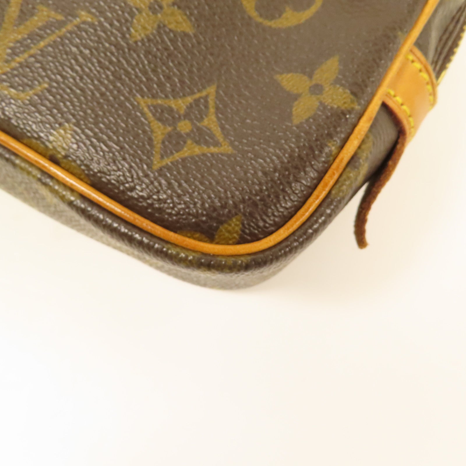 LOUIS VUITTON Monogram Marly Bandouliere金扣肩背袋棕色