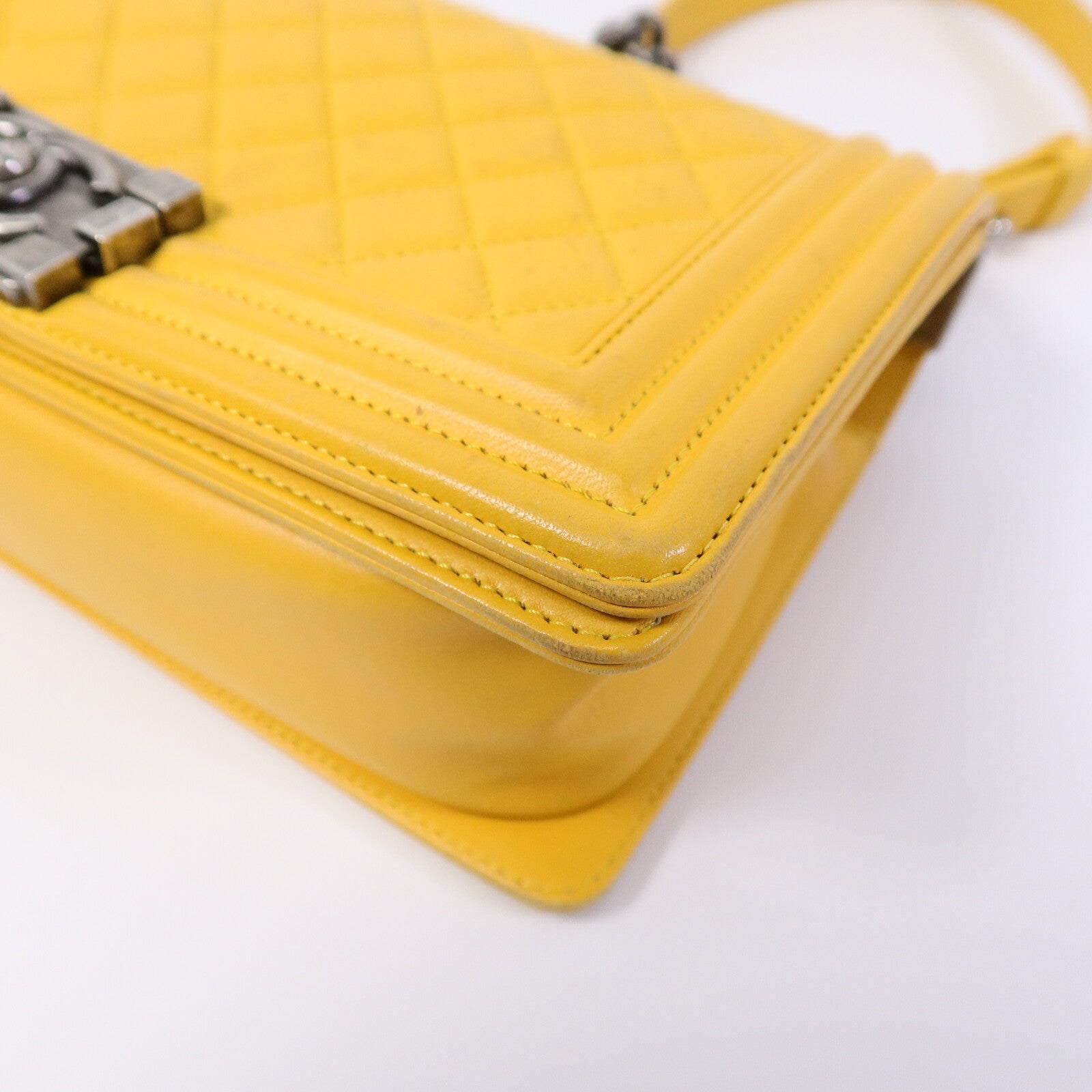 CHANEL 羊皮皮革Boy 25肩背袋