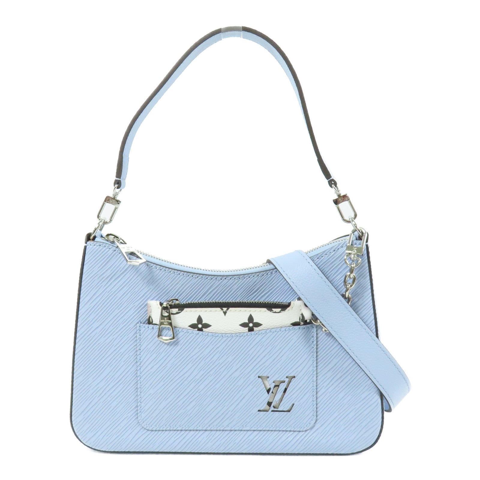 LOUIS VUITTON LV SHW Marelle 2way Shoulder Bag M59486 Epi Blue