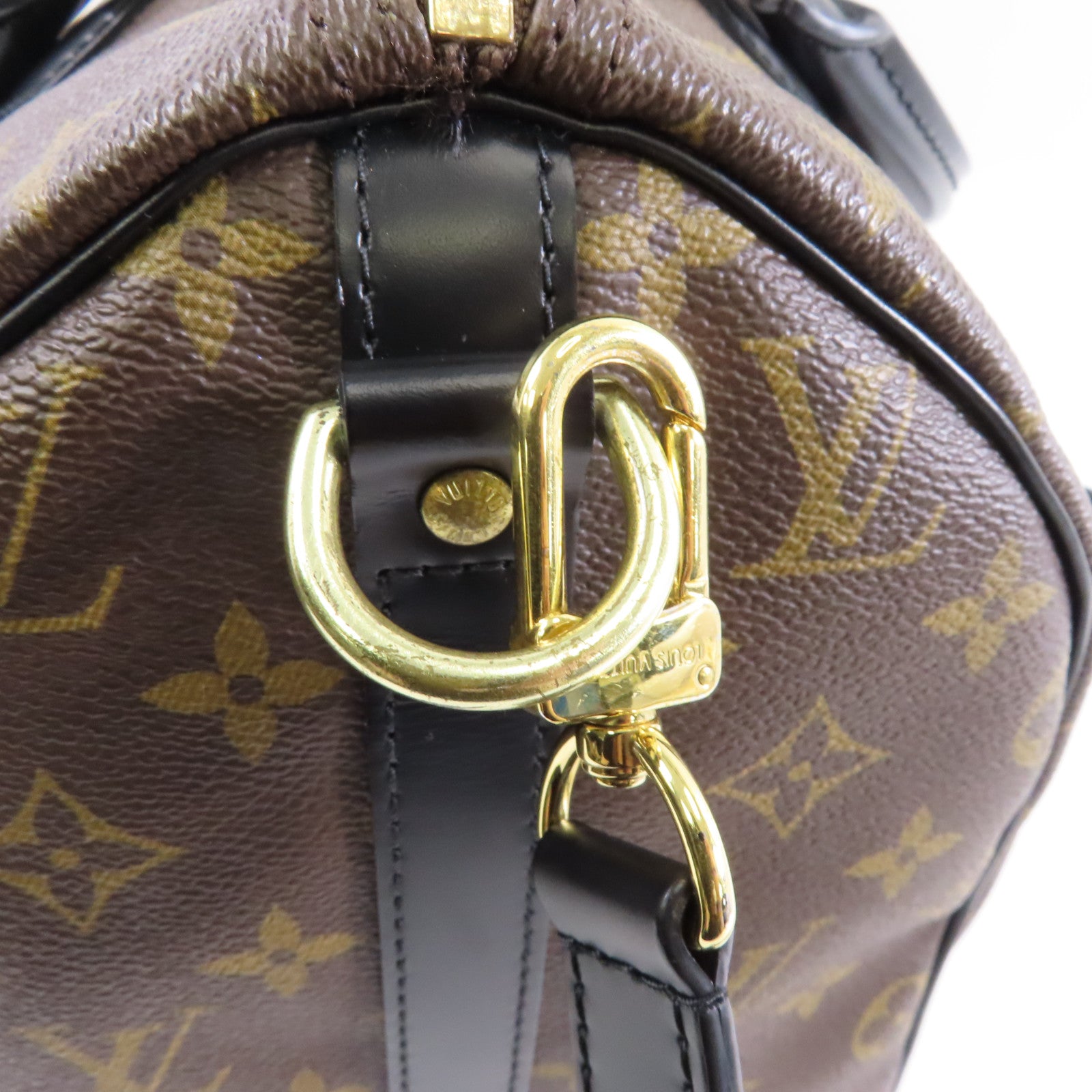 LOUIS VUITTON Monogram Speedy Bandoulière 30金扣手挽肩背兩用袋啡色